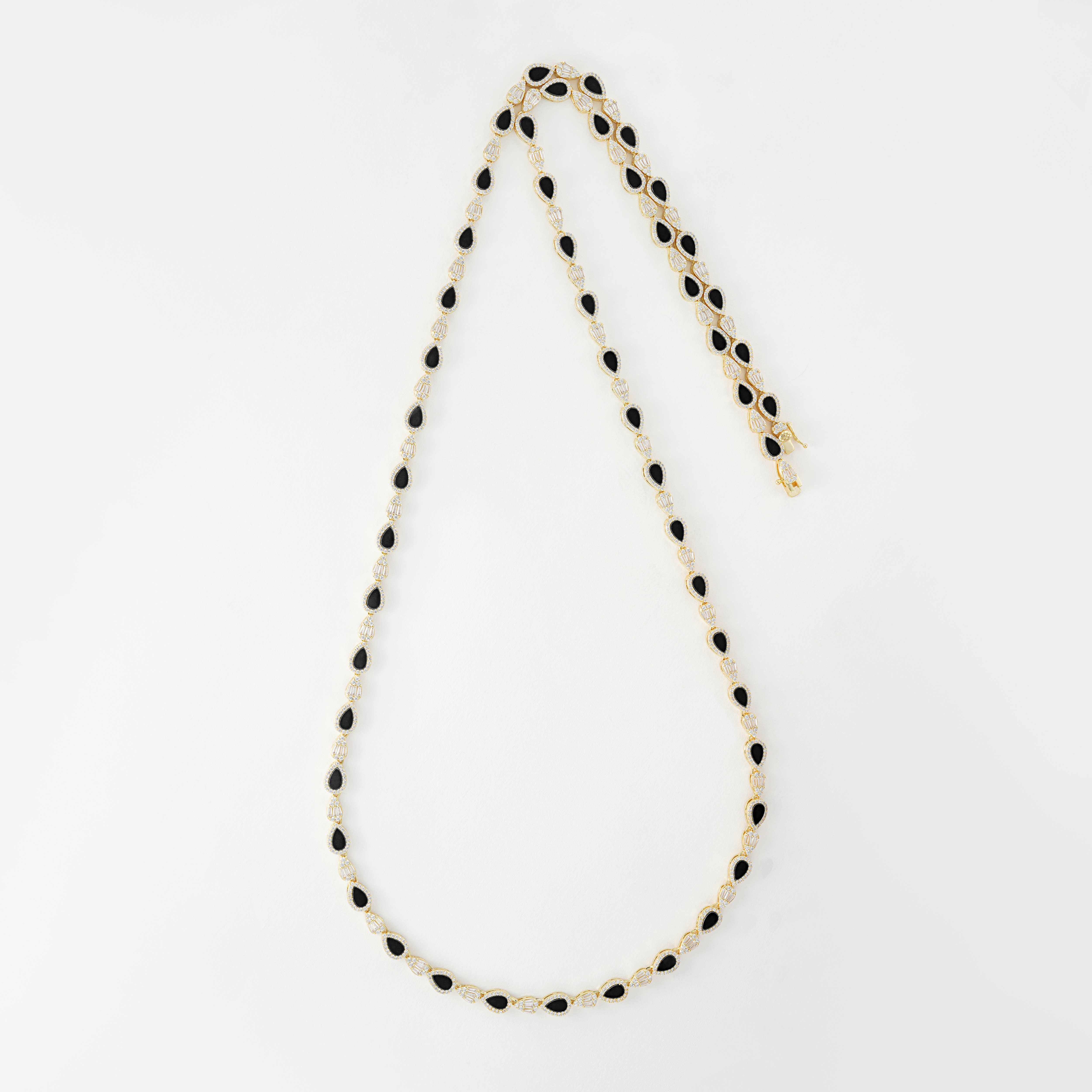 Gold Toned Pear Necklace image 0