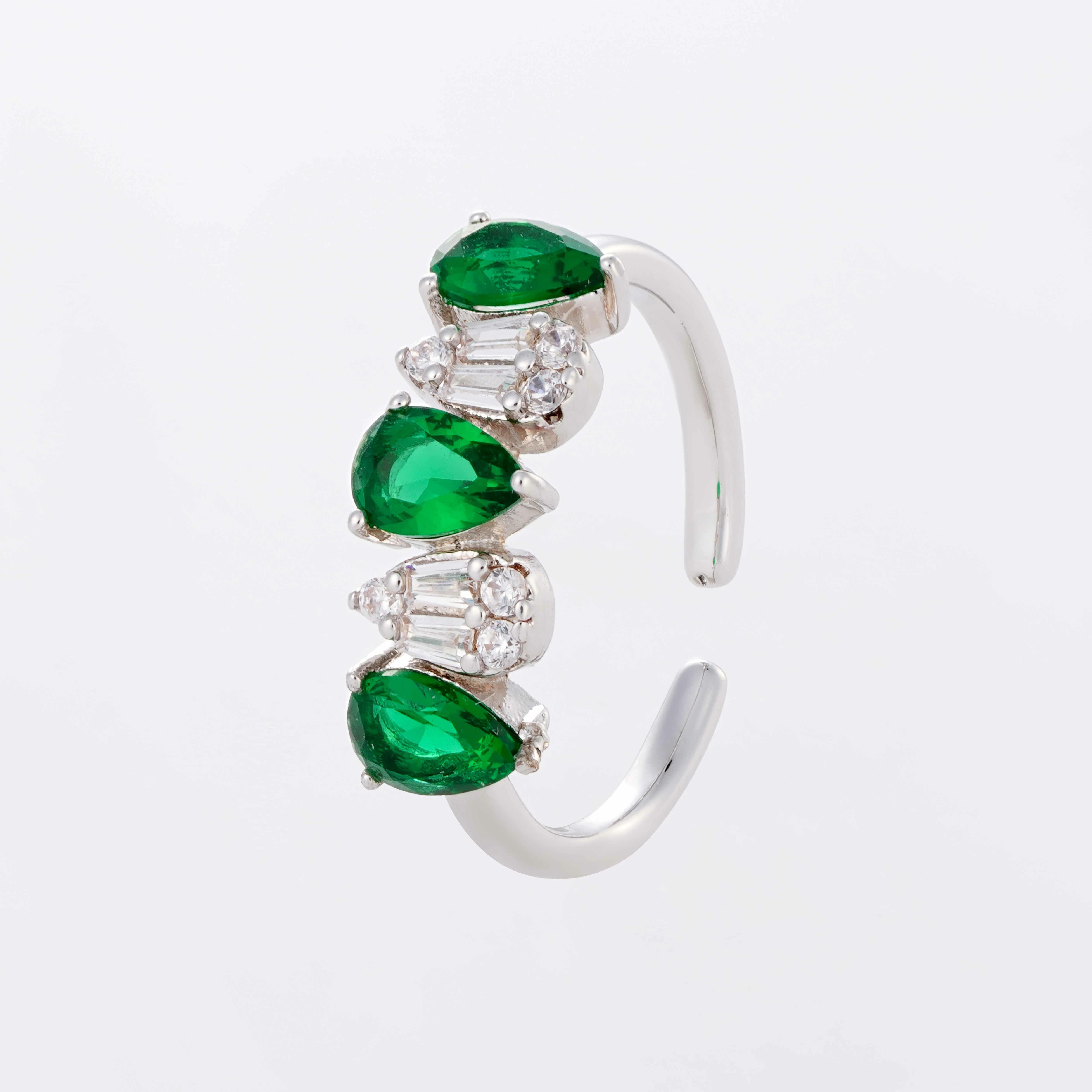Emerald Crystal Necklace Set image 5
