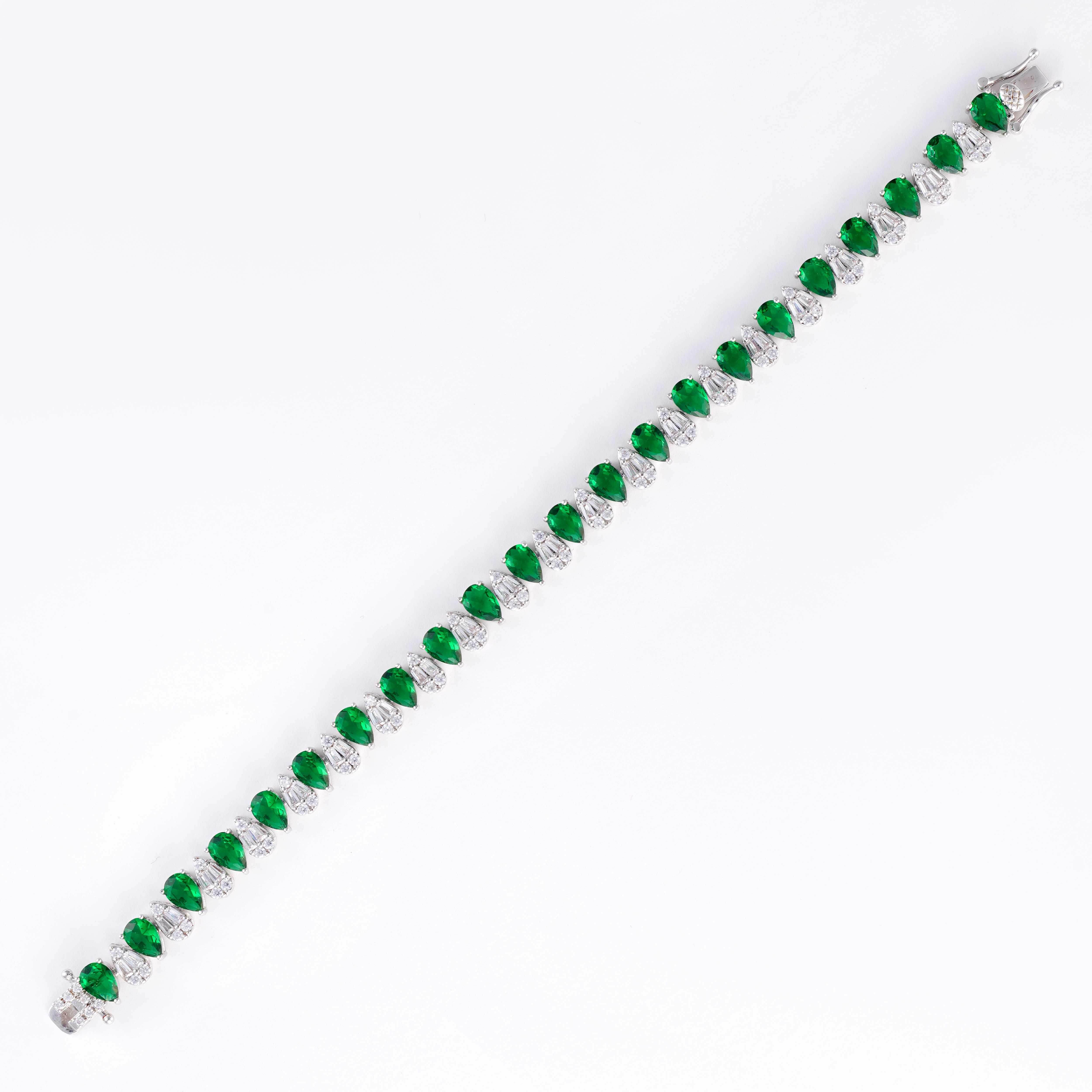 Emerald Crystal Necklace Set image 6