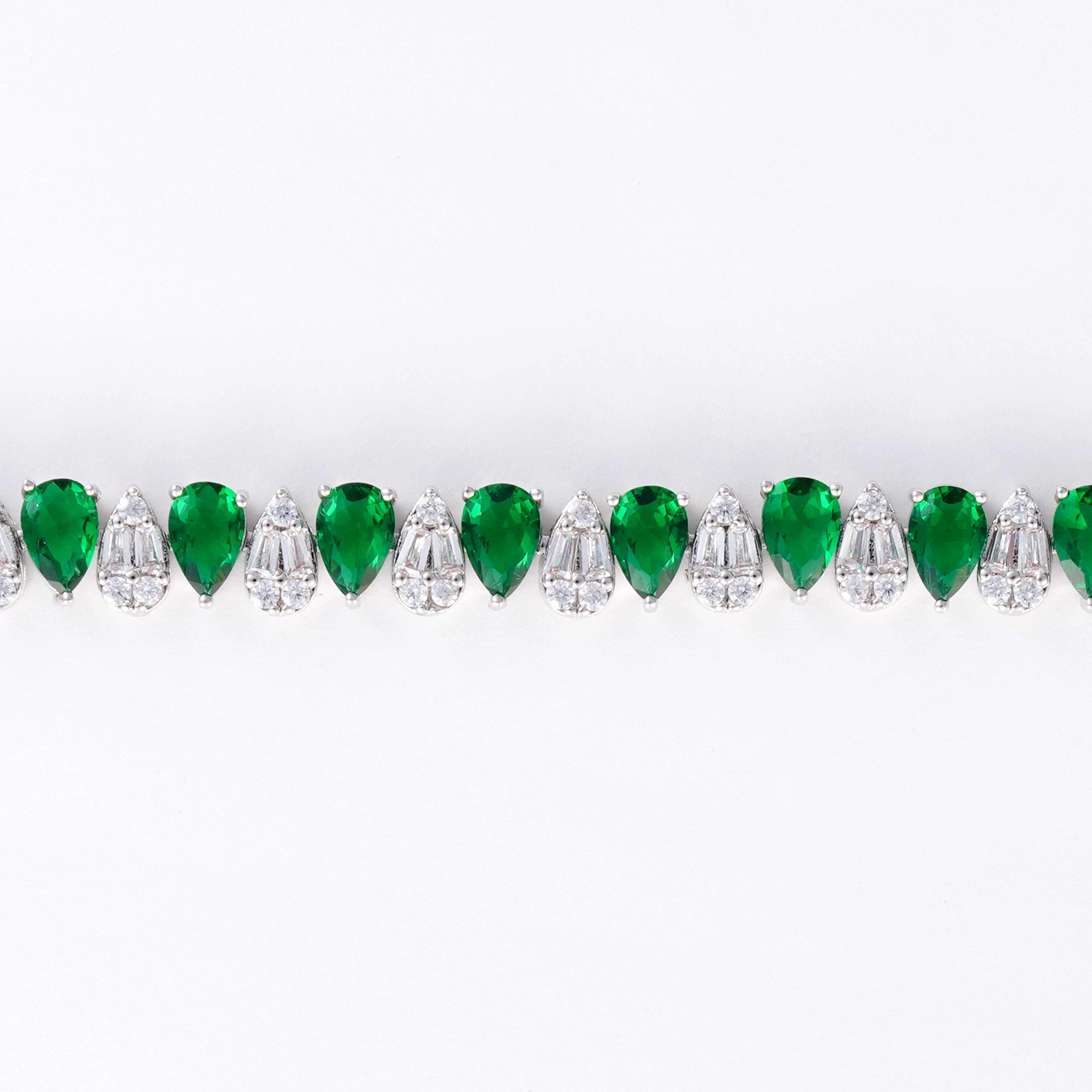Emerald Crystal Necklace Set image 7