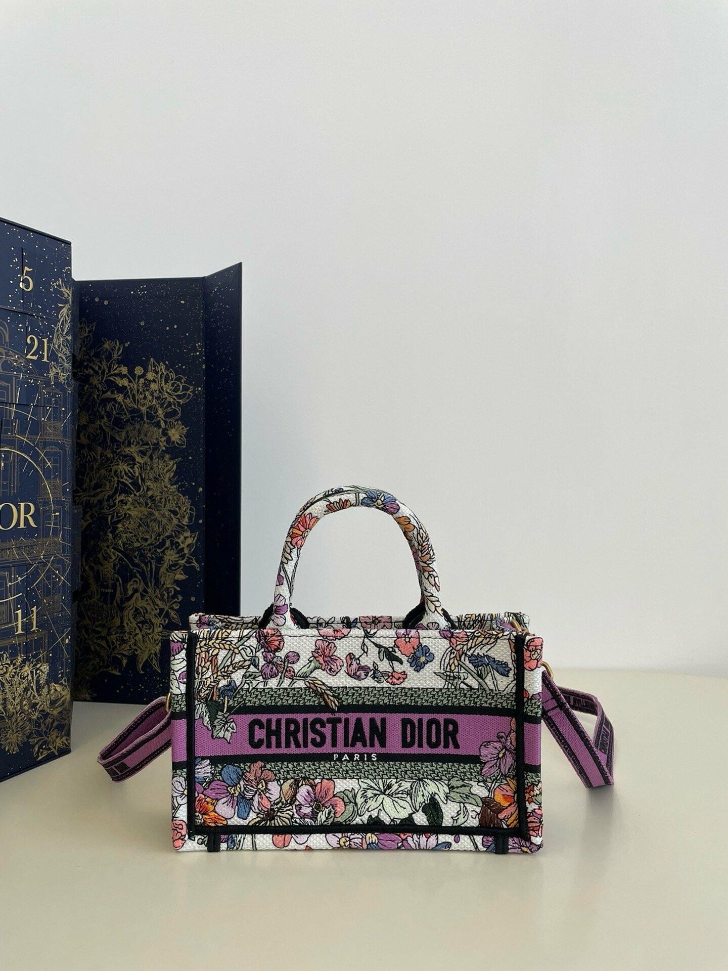 Dior Mini Book Tote With Strap Sac Dior Book Dior Book Tote Bag