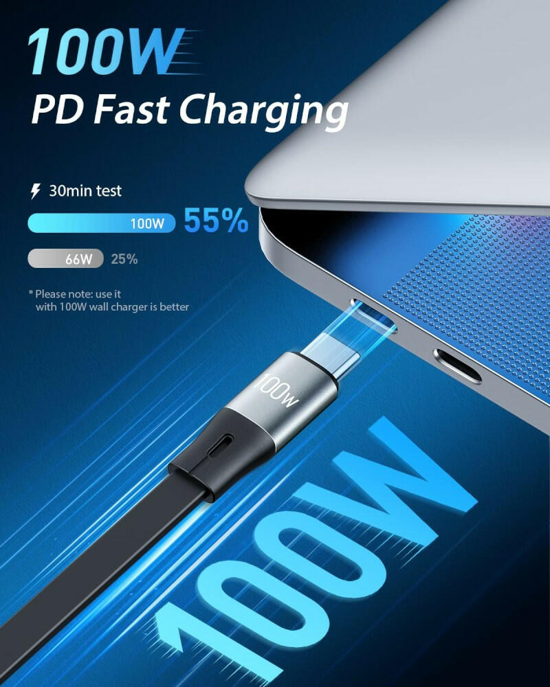 CAFELE 100W 3in1 Multi Charging Cable 1.2m image 1