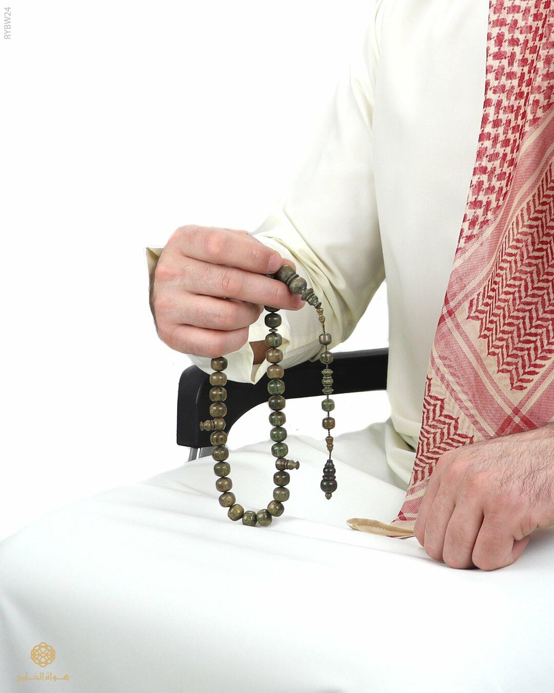 مسباح خشب الصندل الاخضر image 2