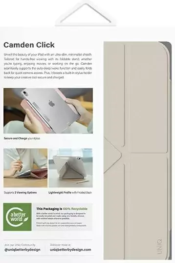 Uniq Camden Click case for iPad Air 11" 2024 - beige image 5
