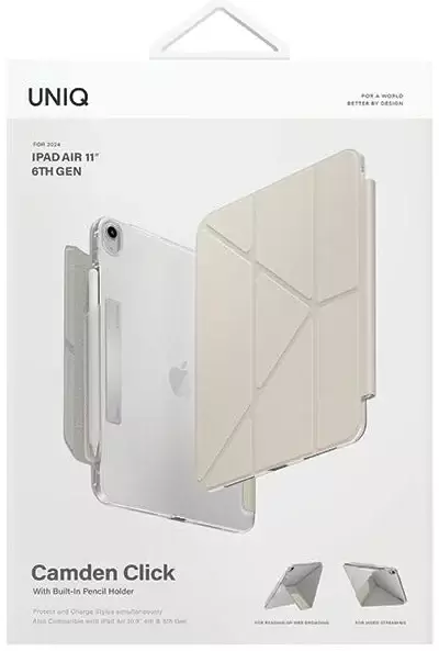 Uniq Camden Click case for iPad Air 11" 2024 - beige image 4