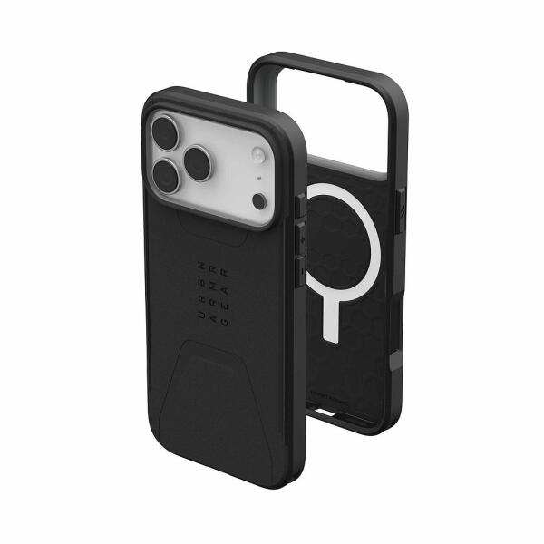 اليرموك الذهبي UAG iPhone 17 Pro Max Civilian Magsafe Case – Black