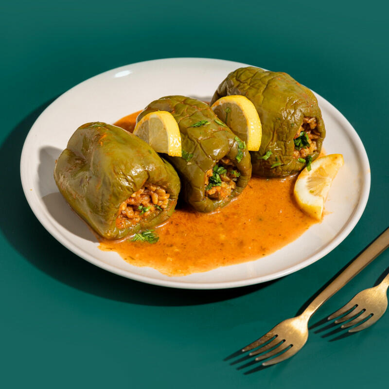 طبق محشي فلفل اخضر - النكهة الأصلية image 0
