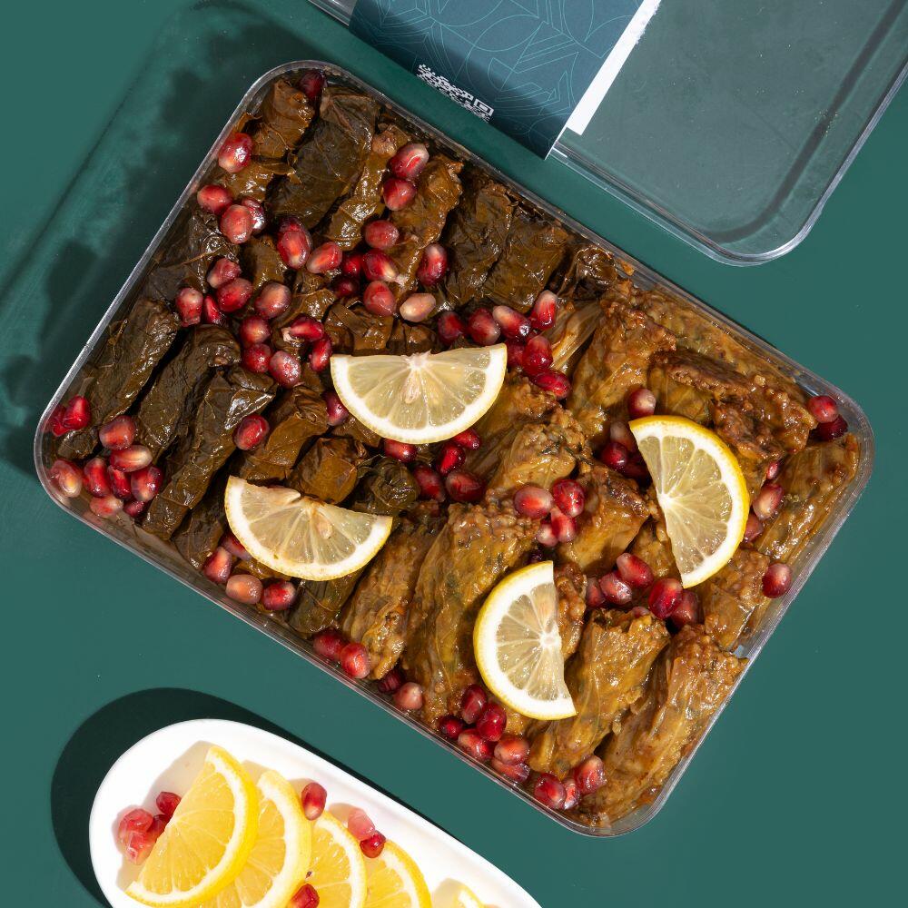 ماعون تقديم ورق عنب وملفوف image 0