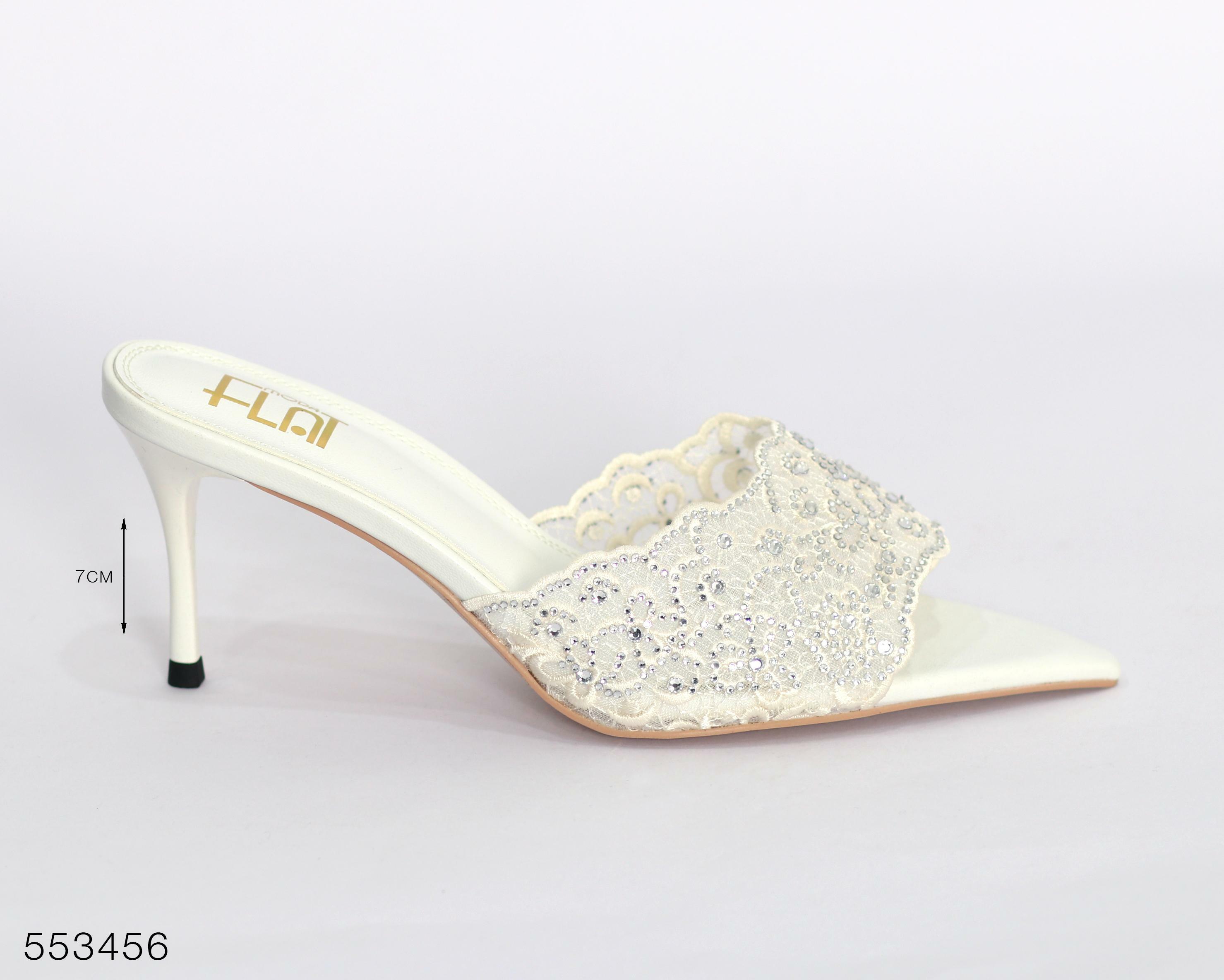 سليبر كعب عالي Ladies - White - 37 image 0