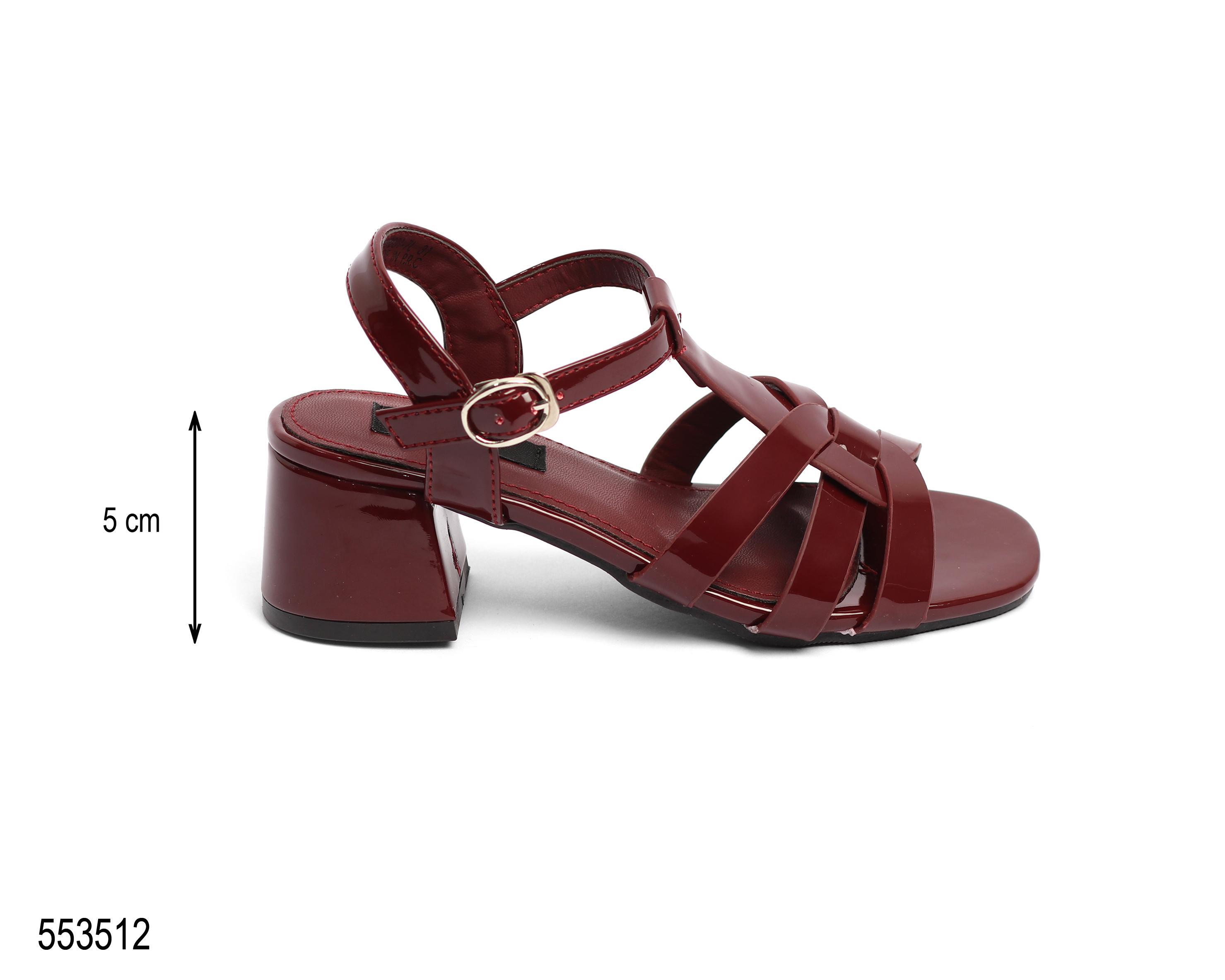 حذاء بناتي كعب Girl - Maroon - 32 image 0