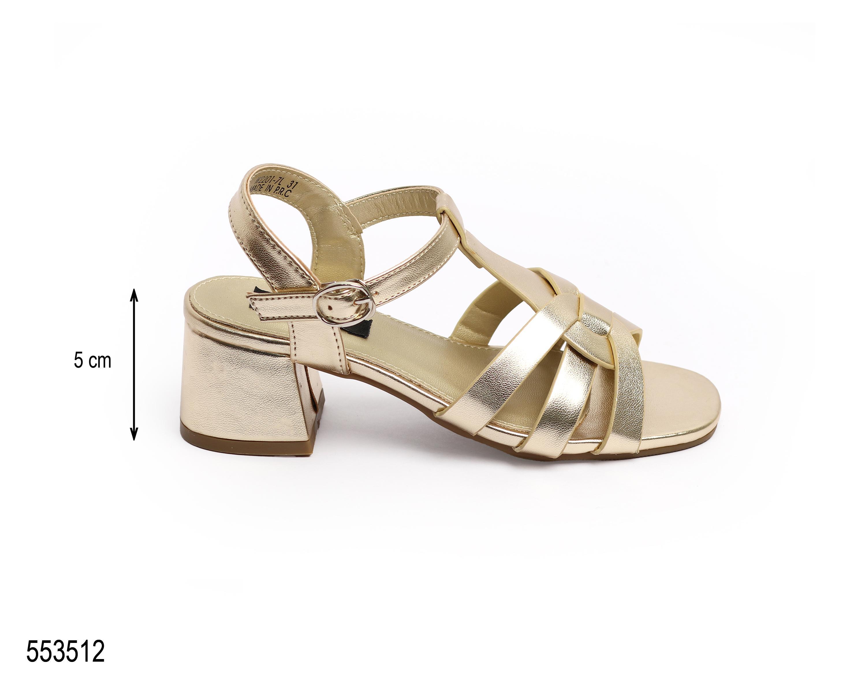 حذاء بناتي كعب Girl - Gold - 32 image 0