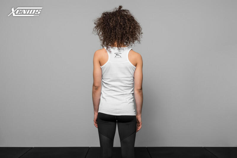 Woman Tank - Xenios Usa - Vertical White/Fushia- Black - M image 6