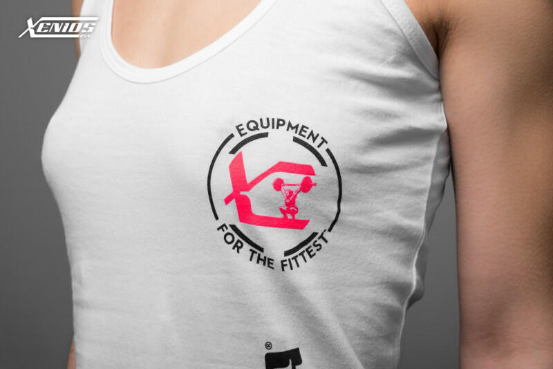 Woman Tank - Xenios Usa - Vertical White/Fushia- Black - M image 7