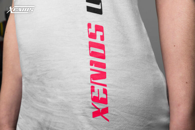 Woman Tank - Xenios Usa - Vertical White/Fushia- Black - M image 8