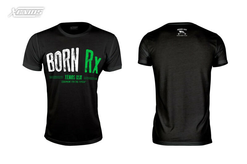 Man Tees -Xenios Usa - Born Rx - Black/Green-White, XL image 0