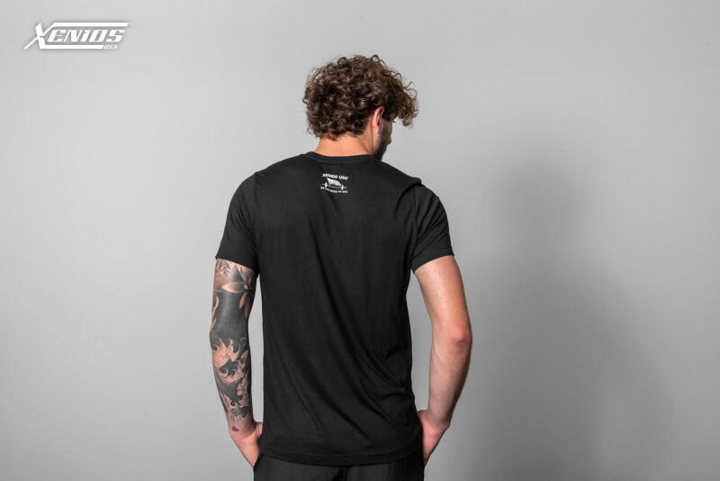 Man Tees -Xenios Usa - Born Rx - Black/Green-White, XL image 4