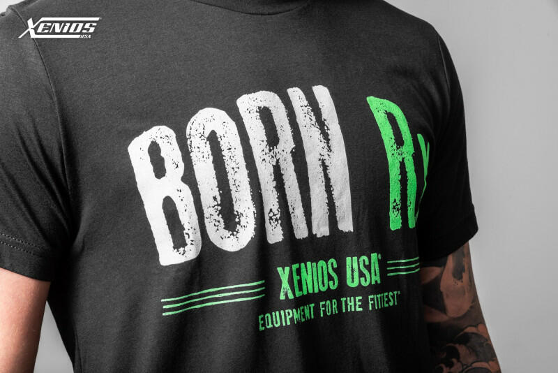 Man Tees -Xenios Usa - Born Rx - Black/Green-White, XL image 5