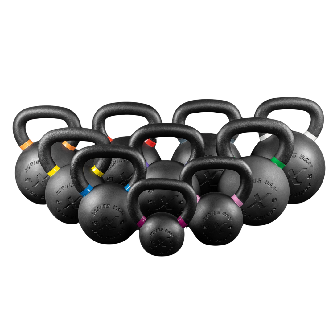 Rubberized Black Cast Iron Kettlebell image 0