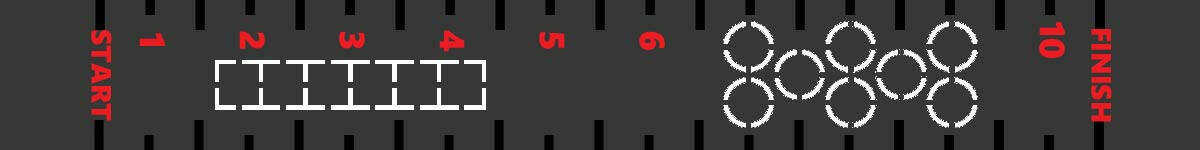 Beyond Custom 1.5 x 12 m Black/White/Red Signal image 0