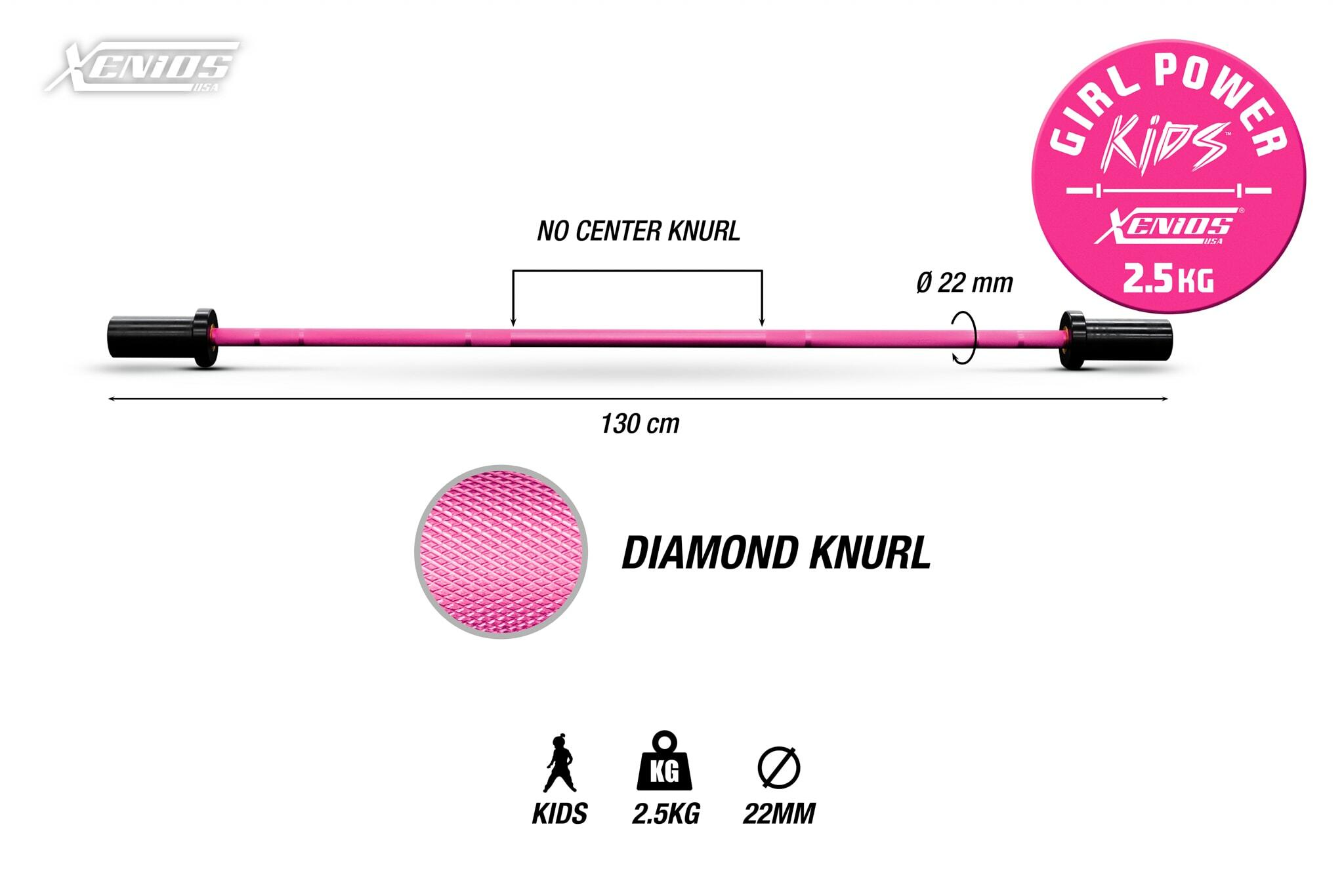 GIRL POWER KID BAR - Alum 130 x 2.5 x 8kg max Load image 9