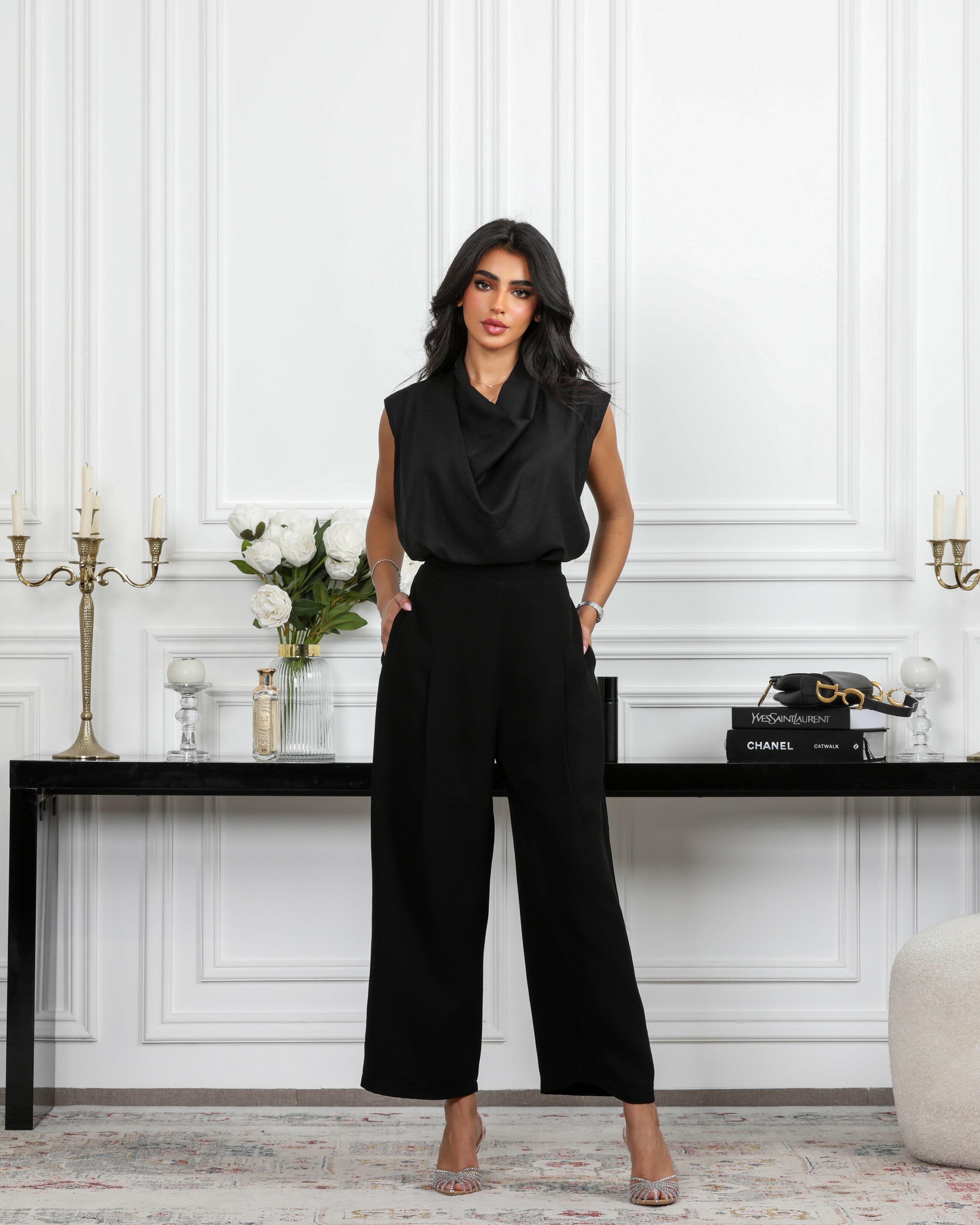 black linen blouse image 0