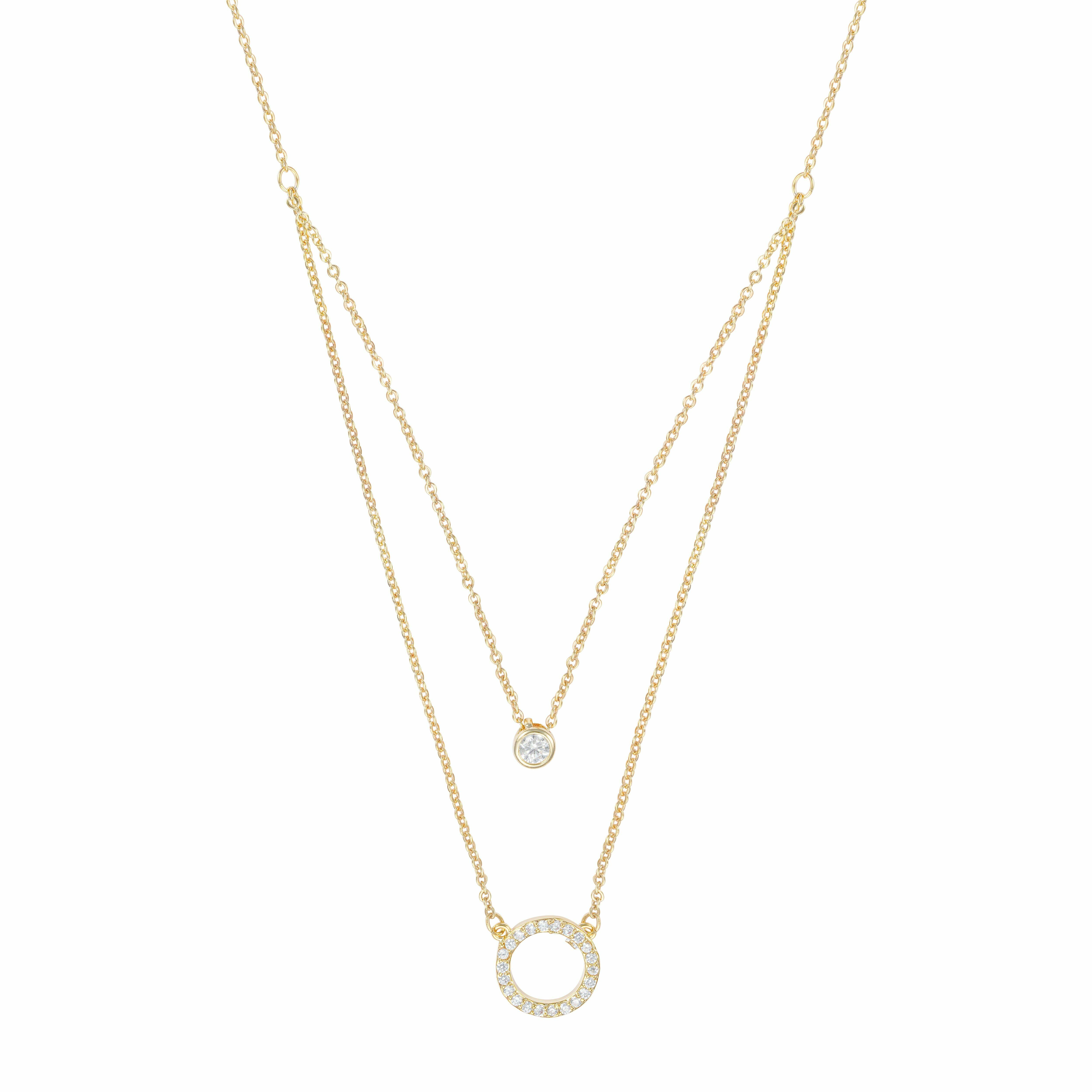 Gold Toned Sunrise Necklace  image 0