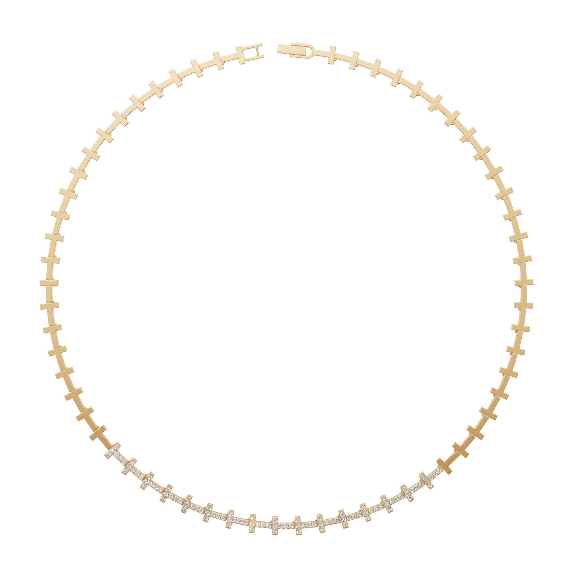 عقد - ذهبي ابيض - 0 image 0