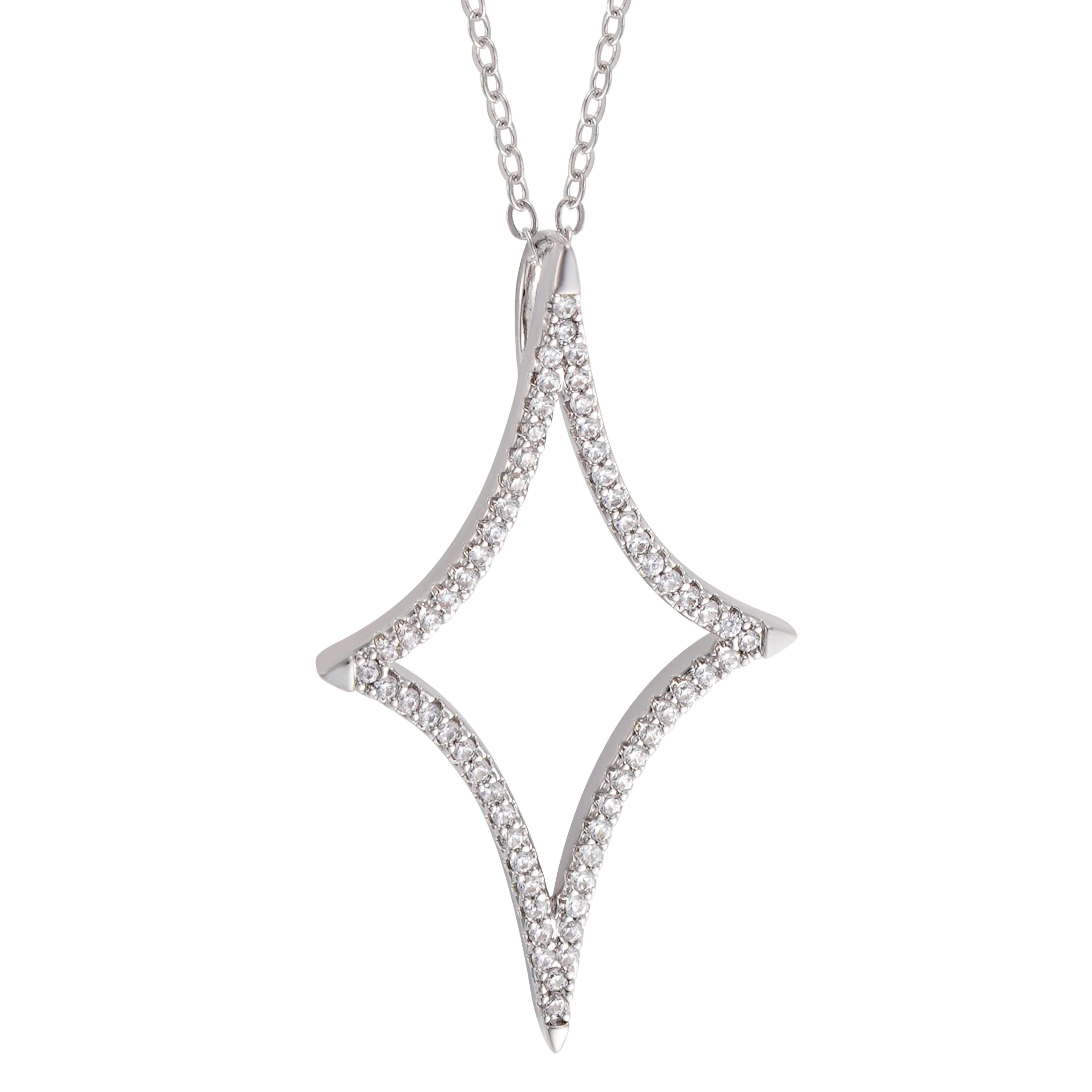 عقد - فضي ابيض - 0 image 1