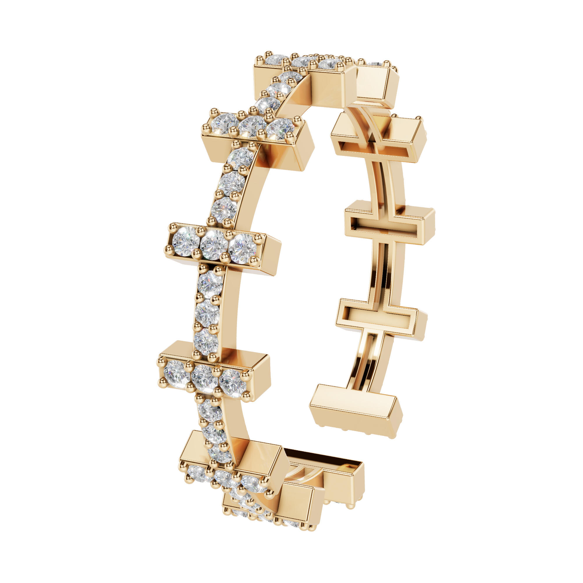 خاتم - ذهبي ابيض - 0 image 0