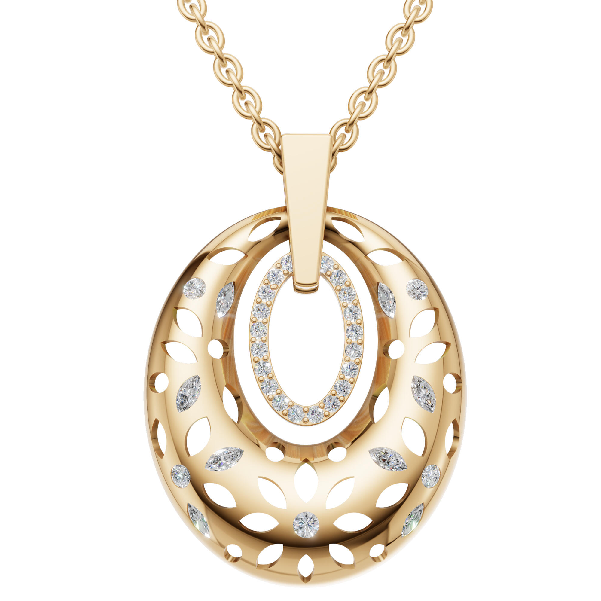 سلسال ذهبي مزخرف image 2