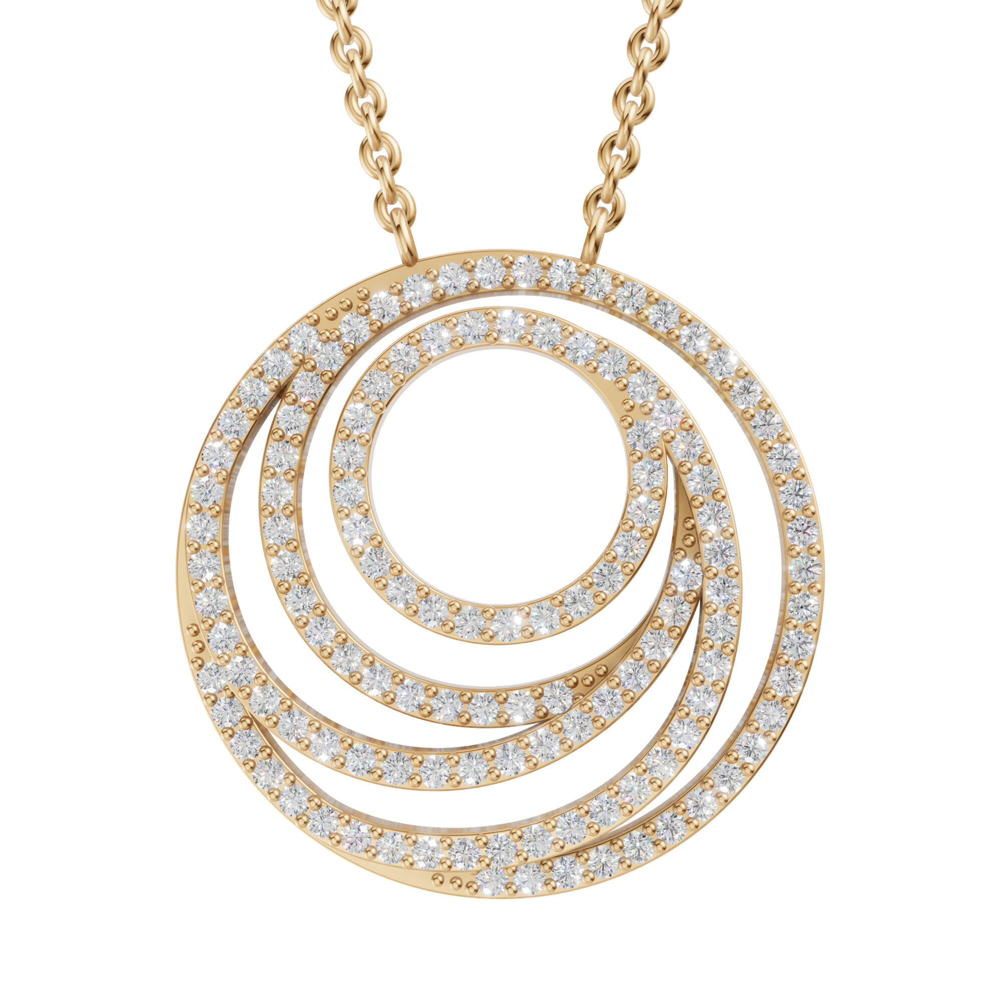 عقد - ذهبي ابيض - 0 image 1