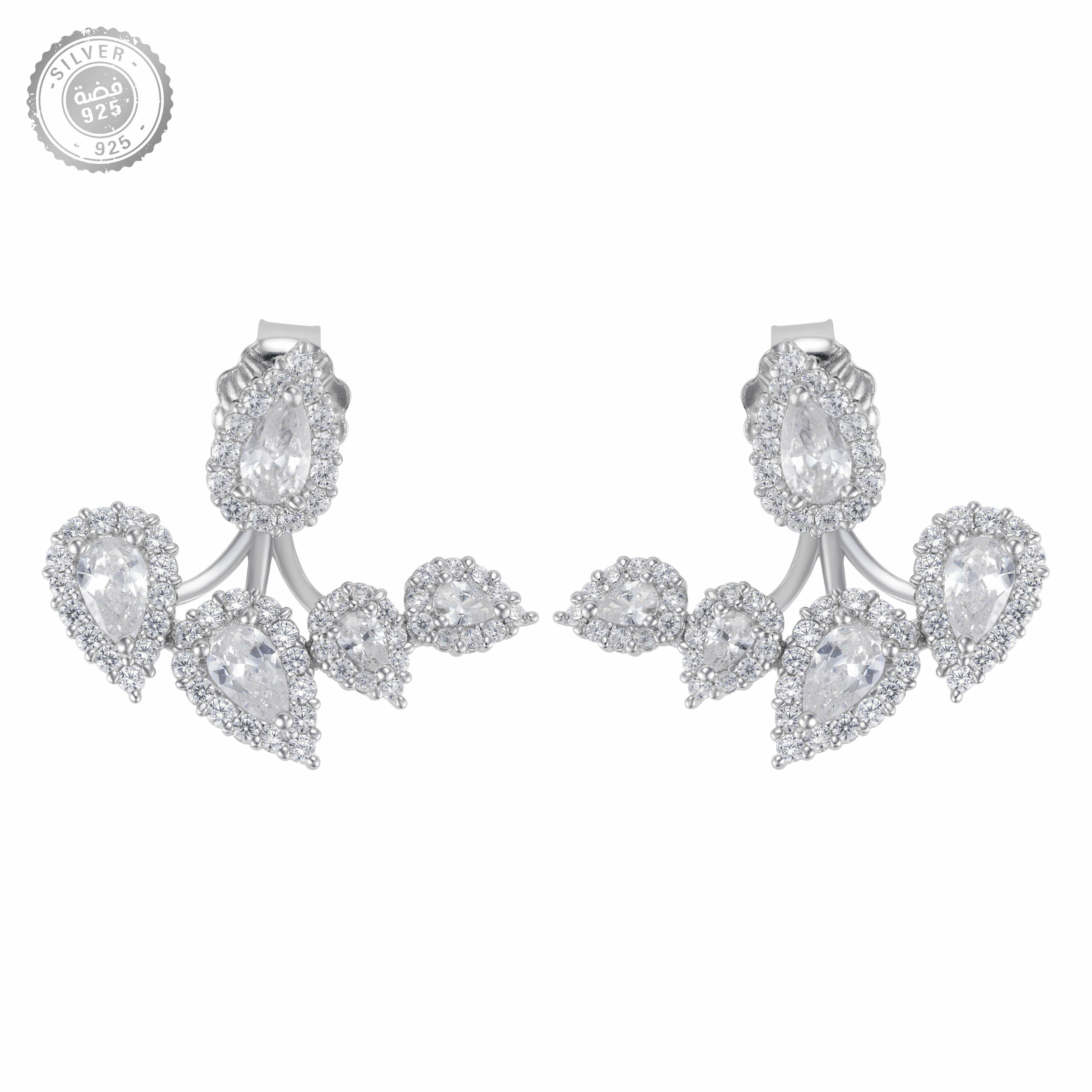 حلق سواريه فضة استرليني image 0