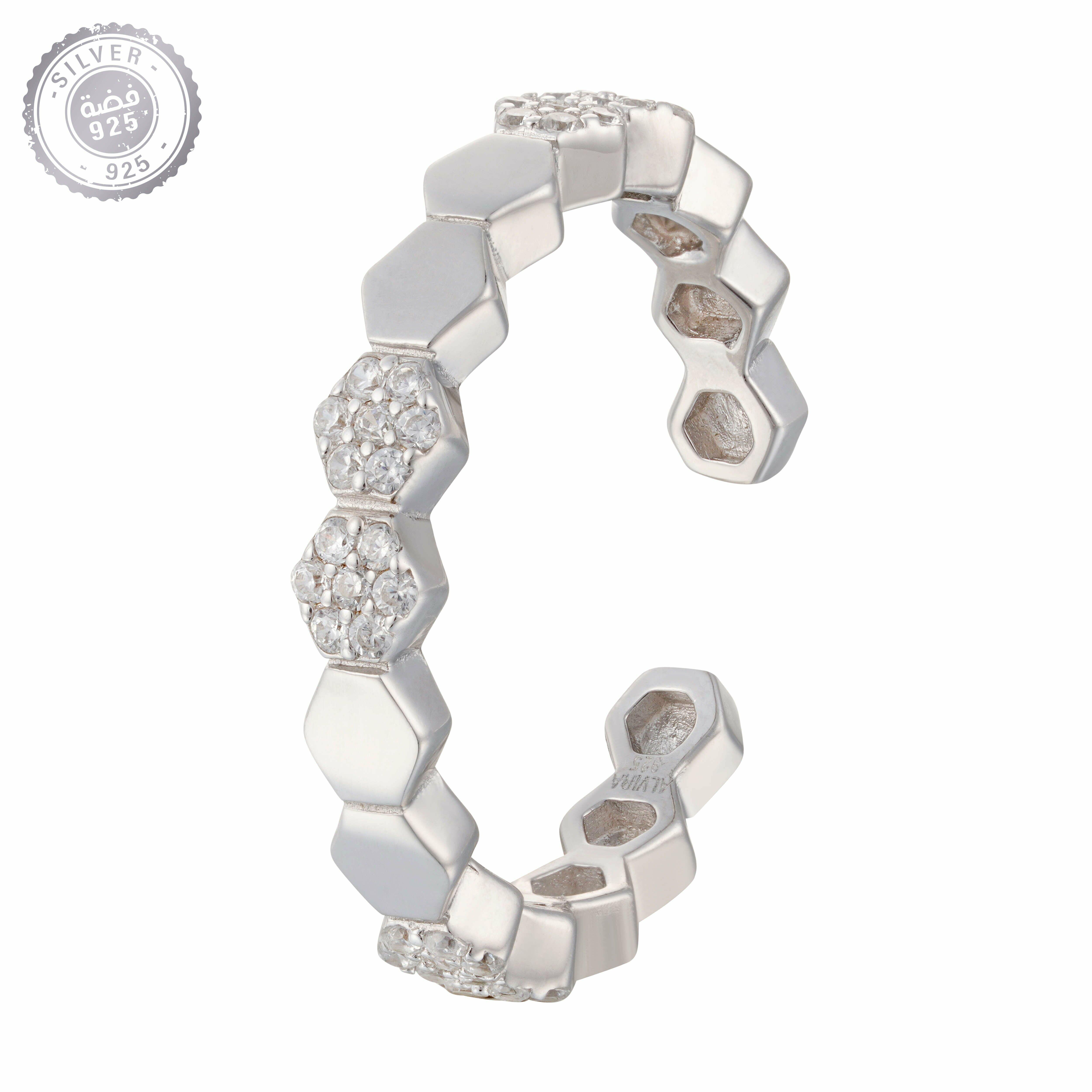 خاتم - فضي ابيض - 0 image 0