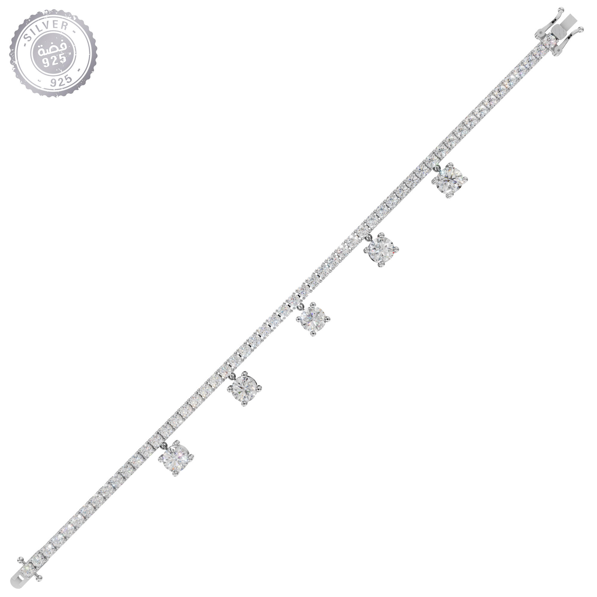 اسوارة - فضي ابيض - 0 image 0