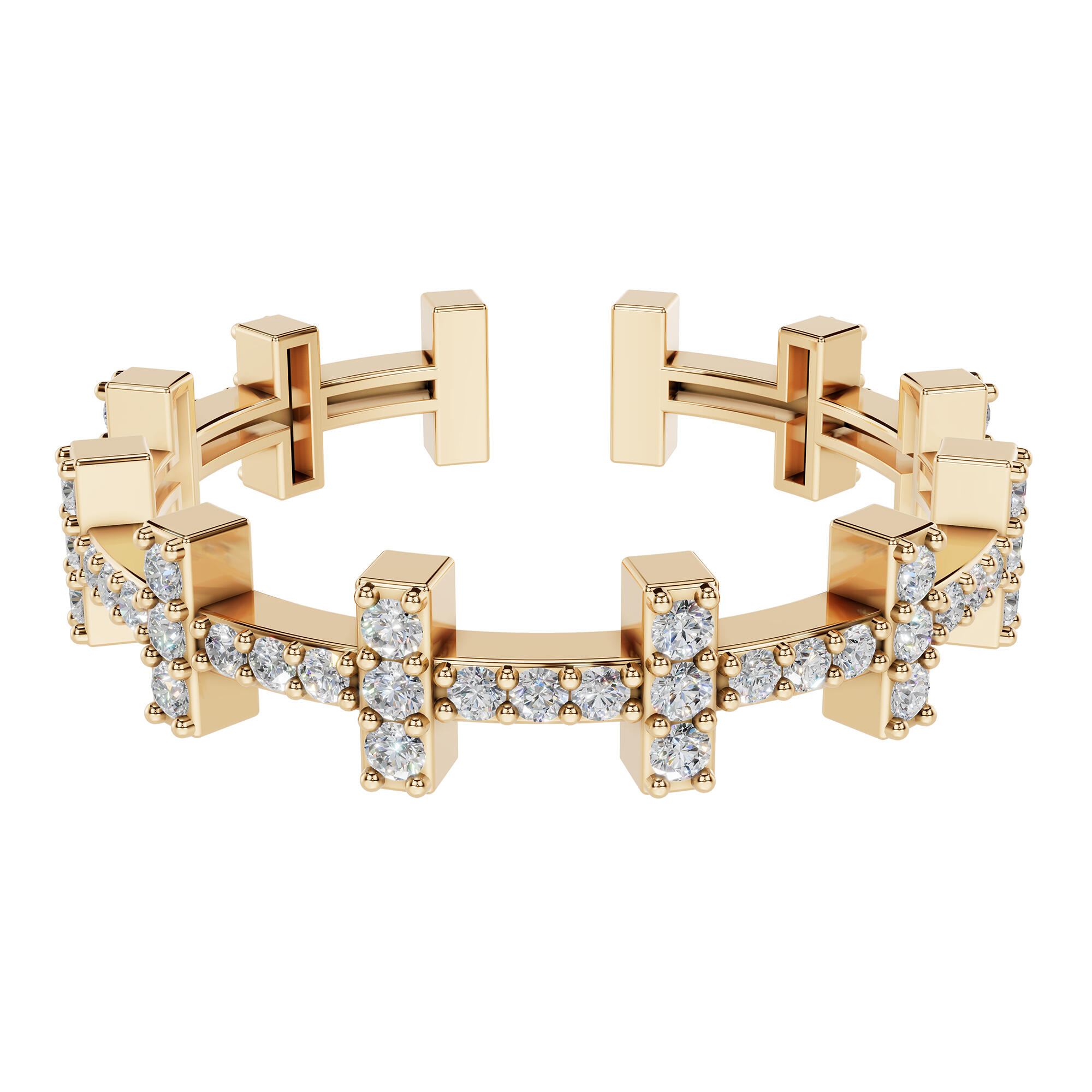 خاتم - ذهبي ابيض - 0 image 2