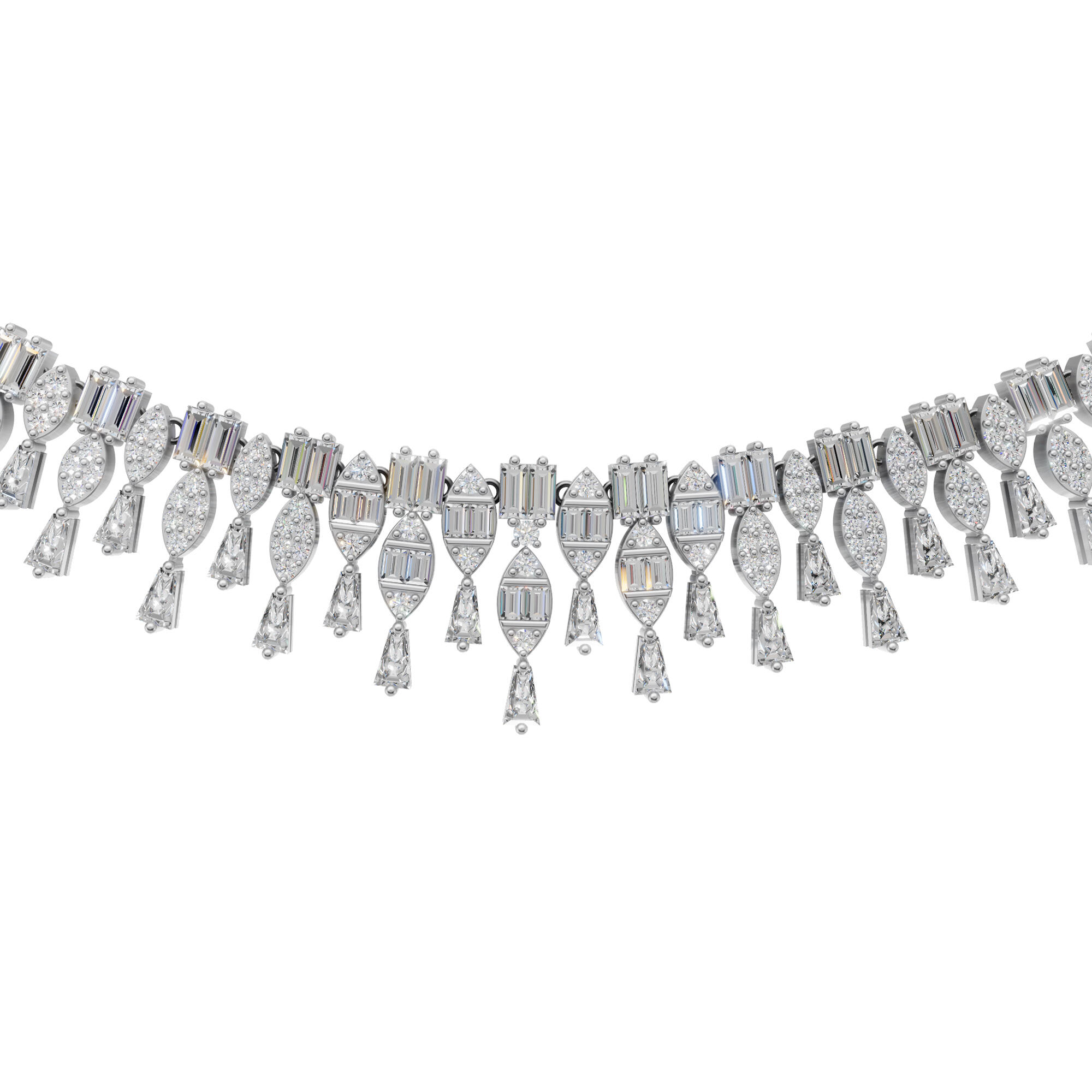 عقد تشوكر - فضي ابيض - 0 image 1