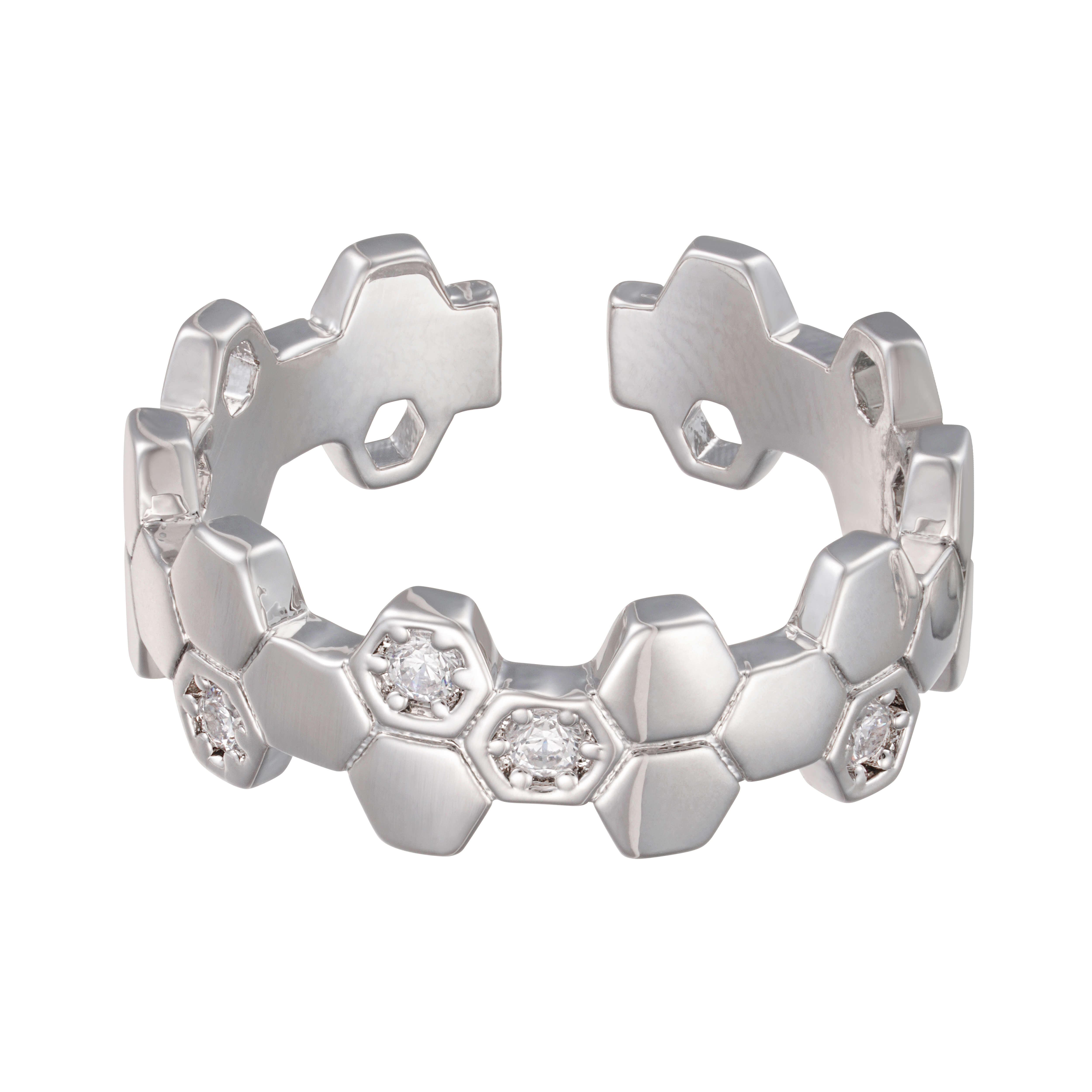 خاتم - فضي ابيض - 0 image 2