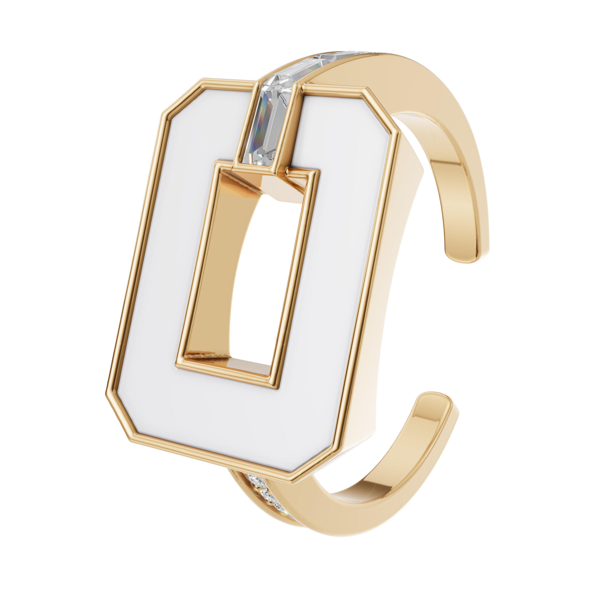 خاتم - اوف وايت ذهبي - 0 image 0