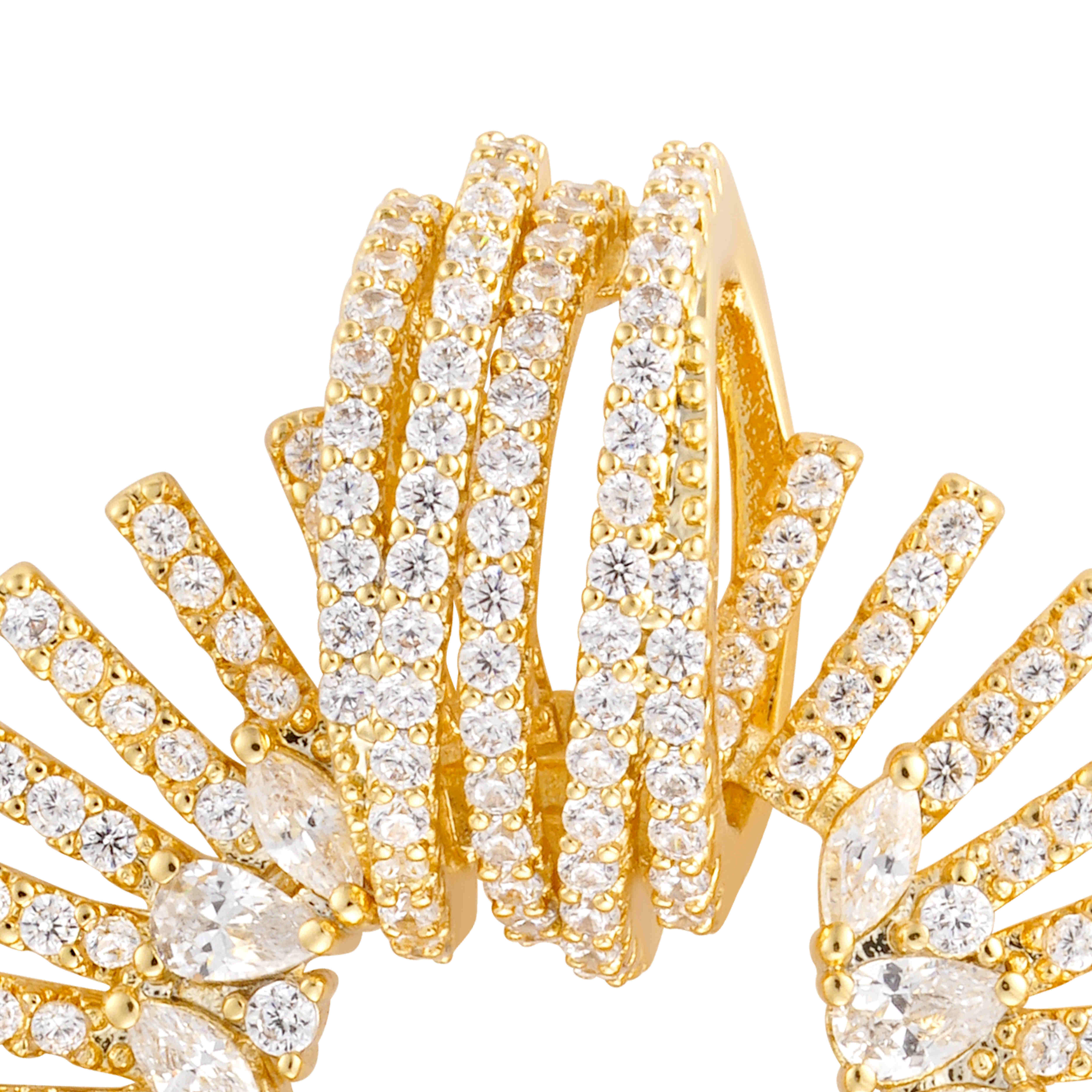 حلق - ذهبي ابيض - 0 image 1