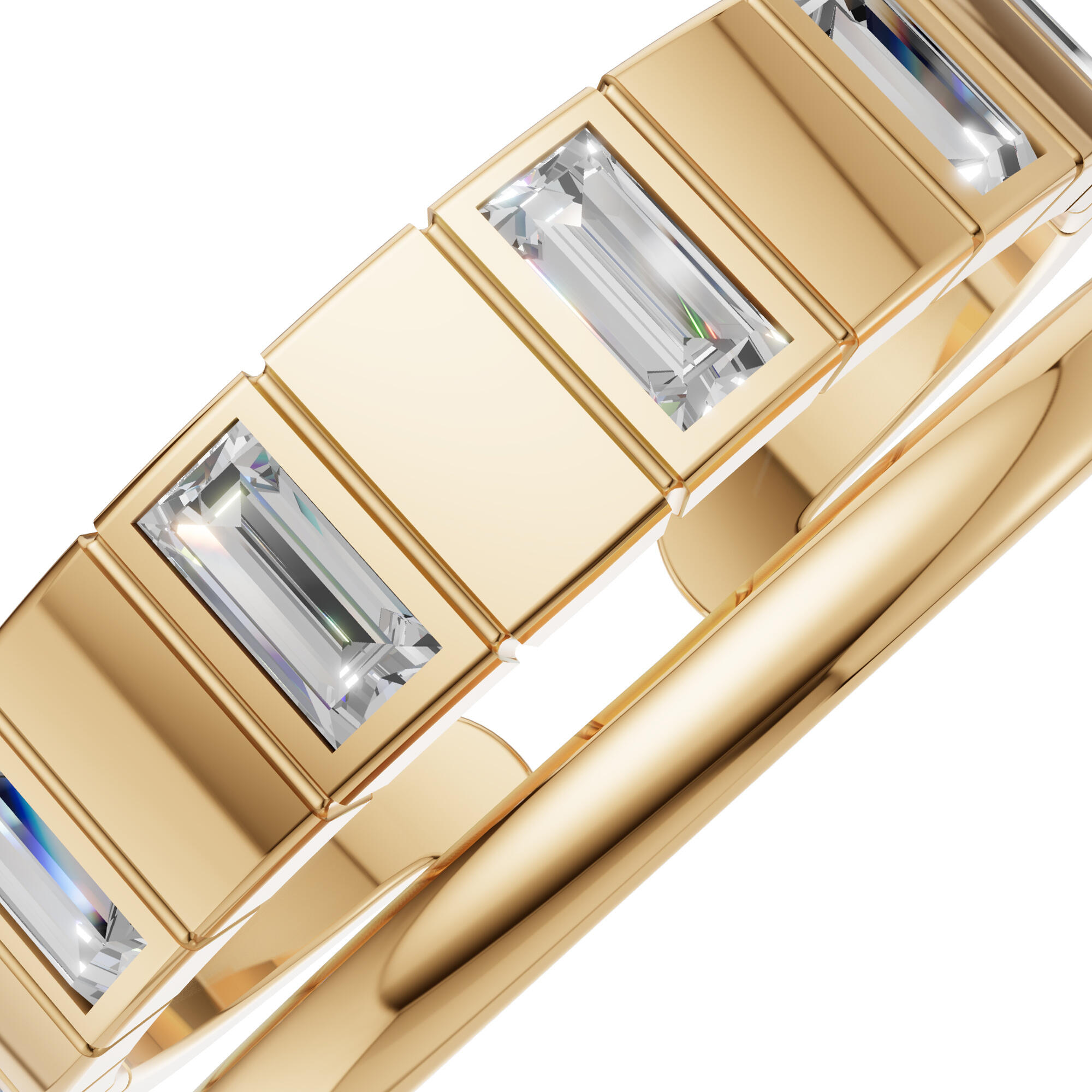 خاتم - ذهبي ابيض - 0 image 2