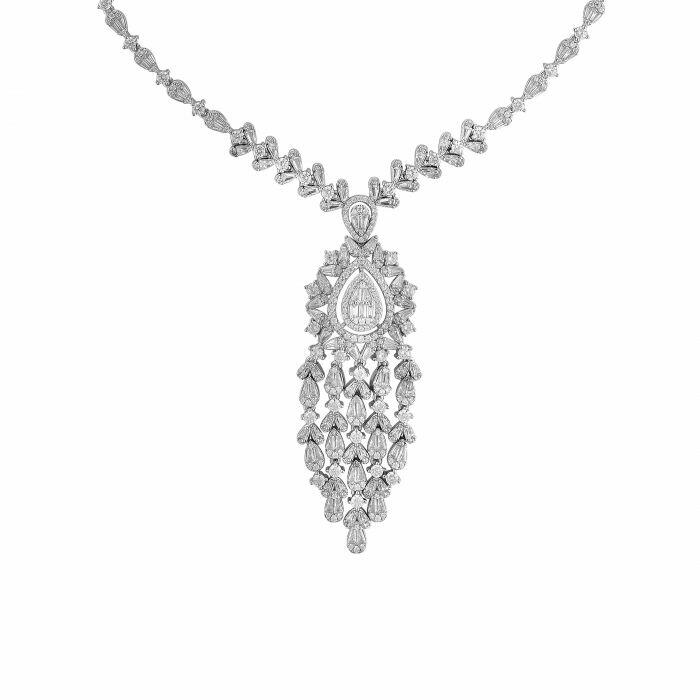 عقد - فضي ابيض - 0 image 0