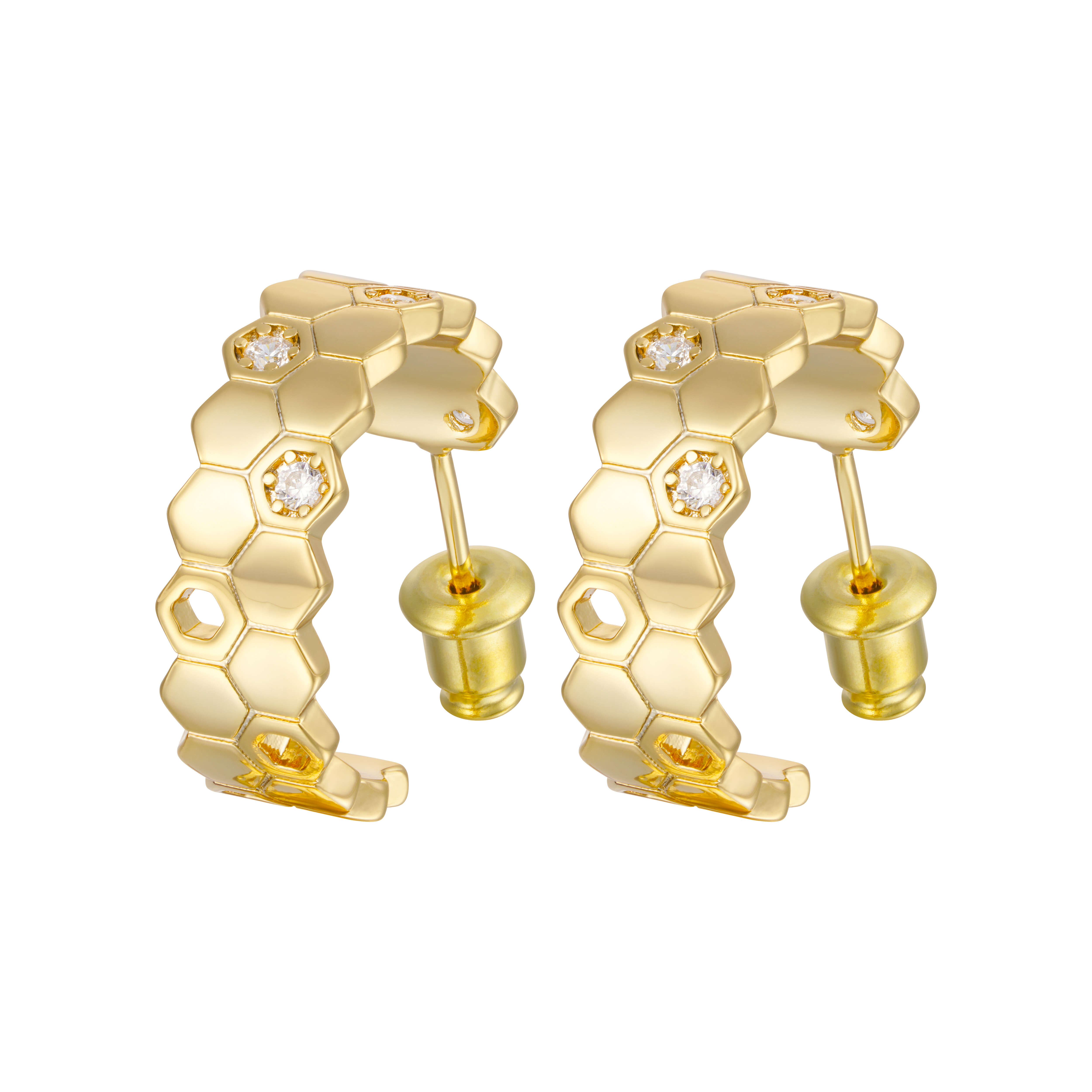 حلق - ذهبي ابيض - 0 image 0