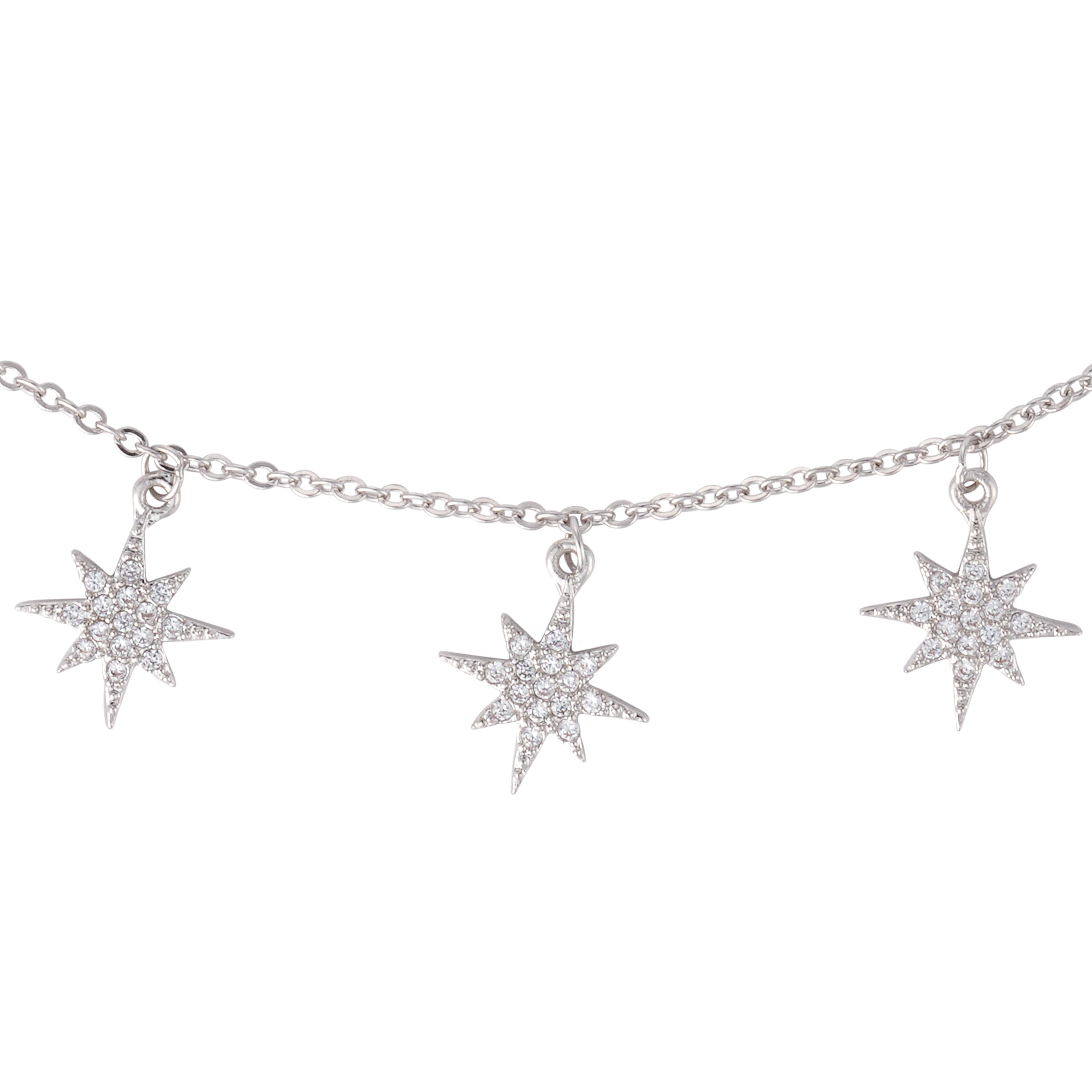 عقد تشوكر - فضي ابيض - 0 image 1