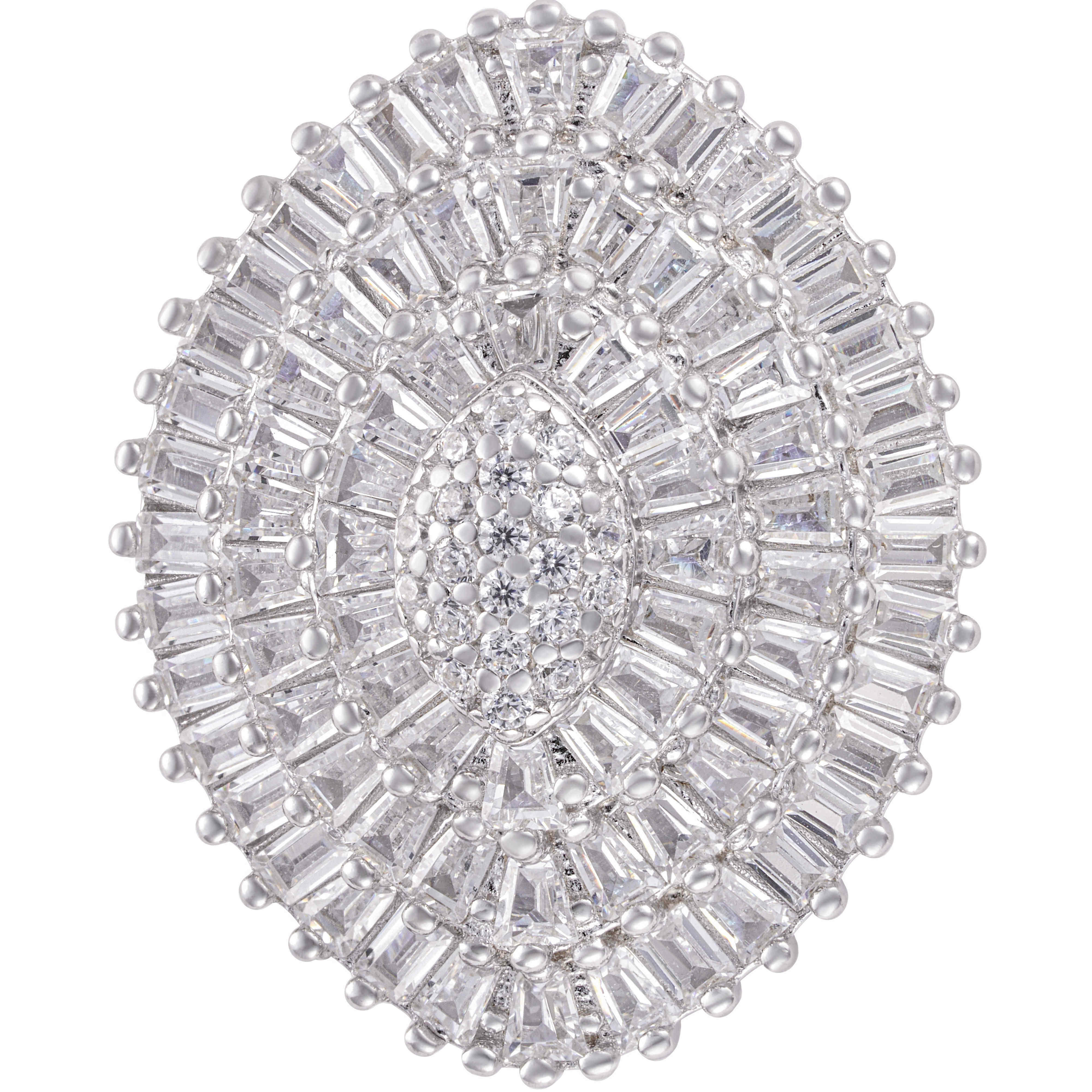 حلق فضة أبيض image 1