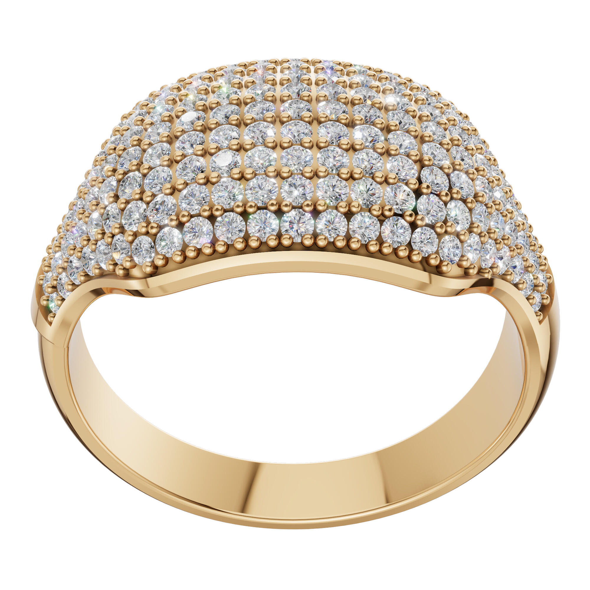 خاتم سهرة ذهبي فاخر image 3