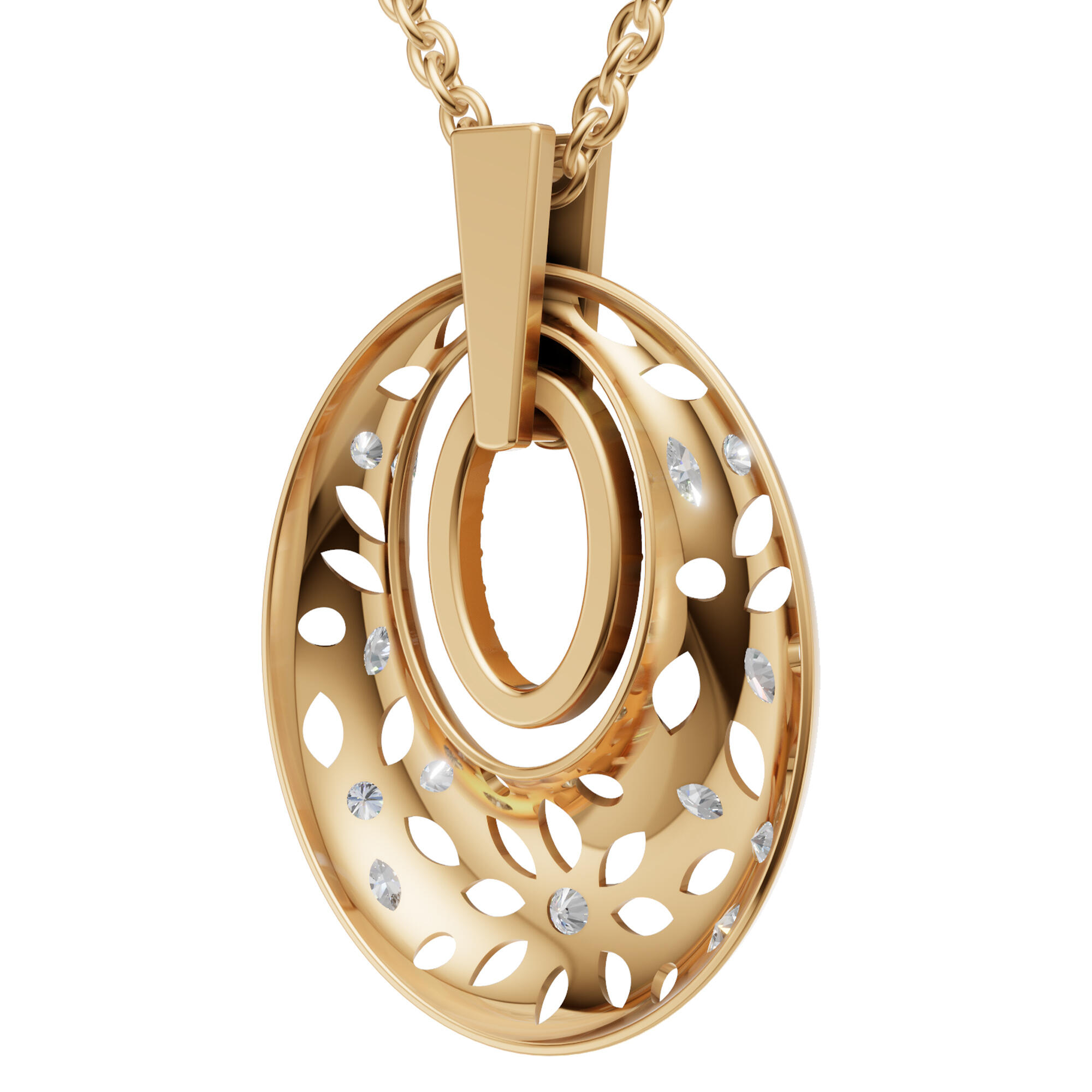 سلسال ذهبي مزخرف image 4