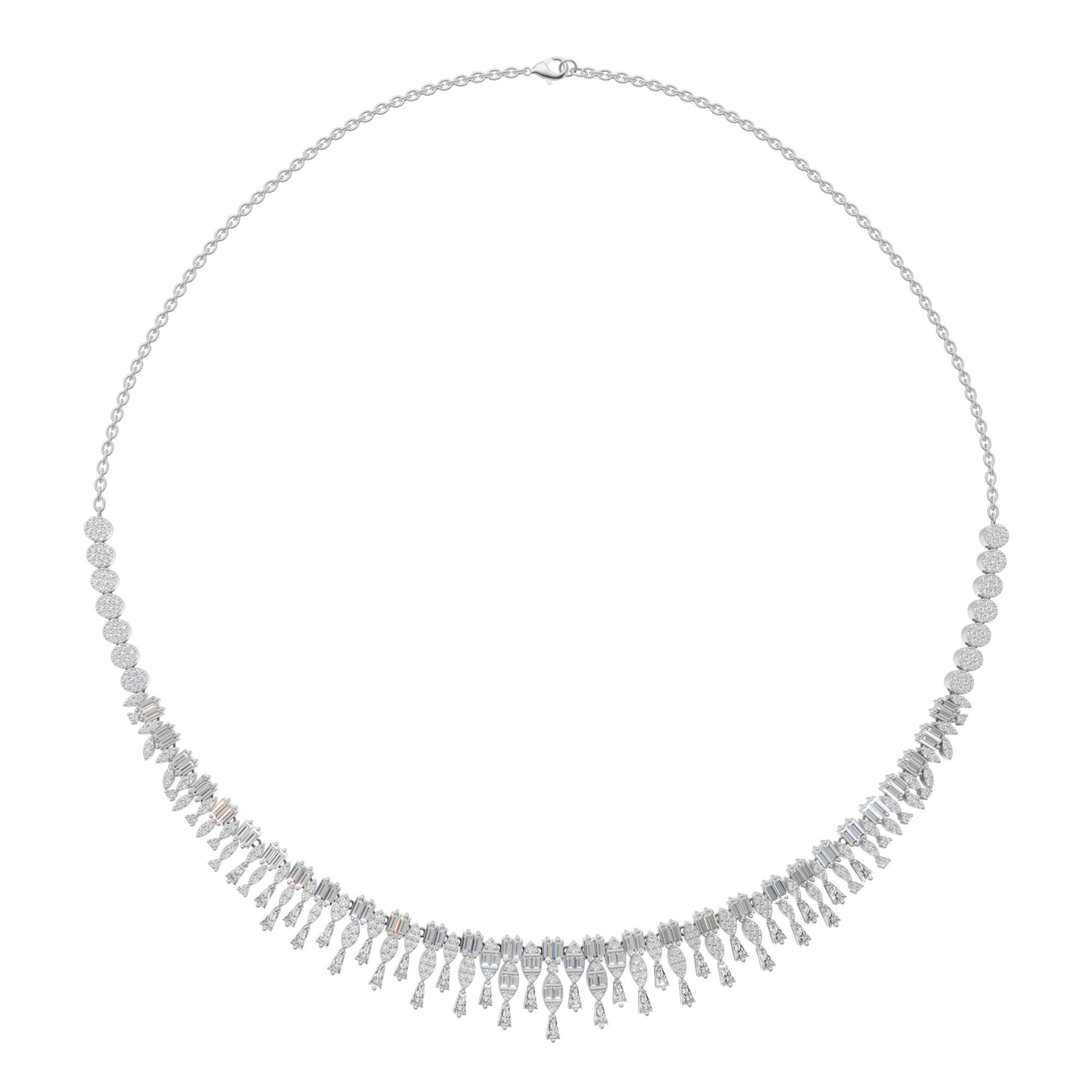 عقد تشوكر - فضي ابيض - 0 image 0