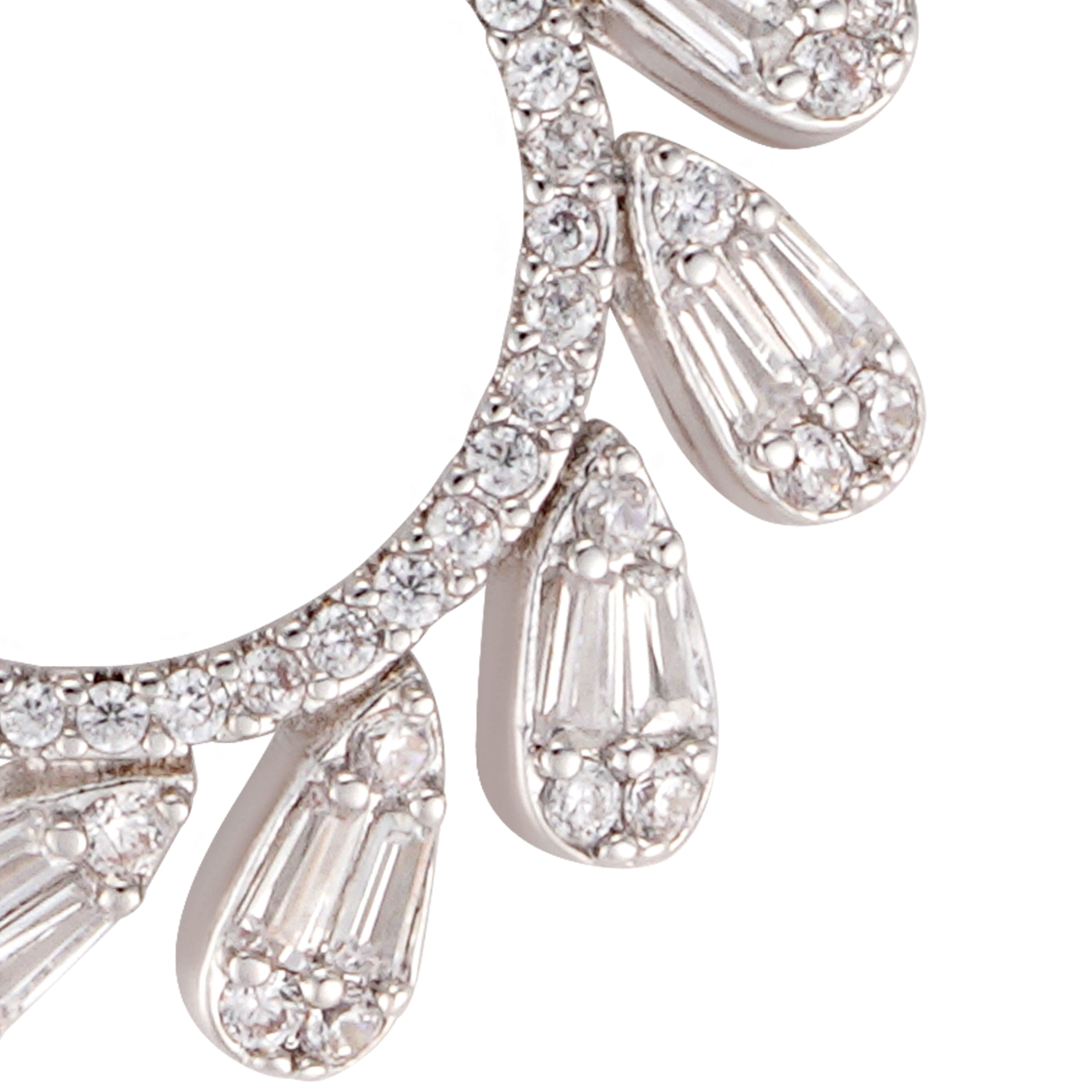 عقد - فضي ابيض - 0 image 3