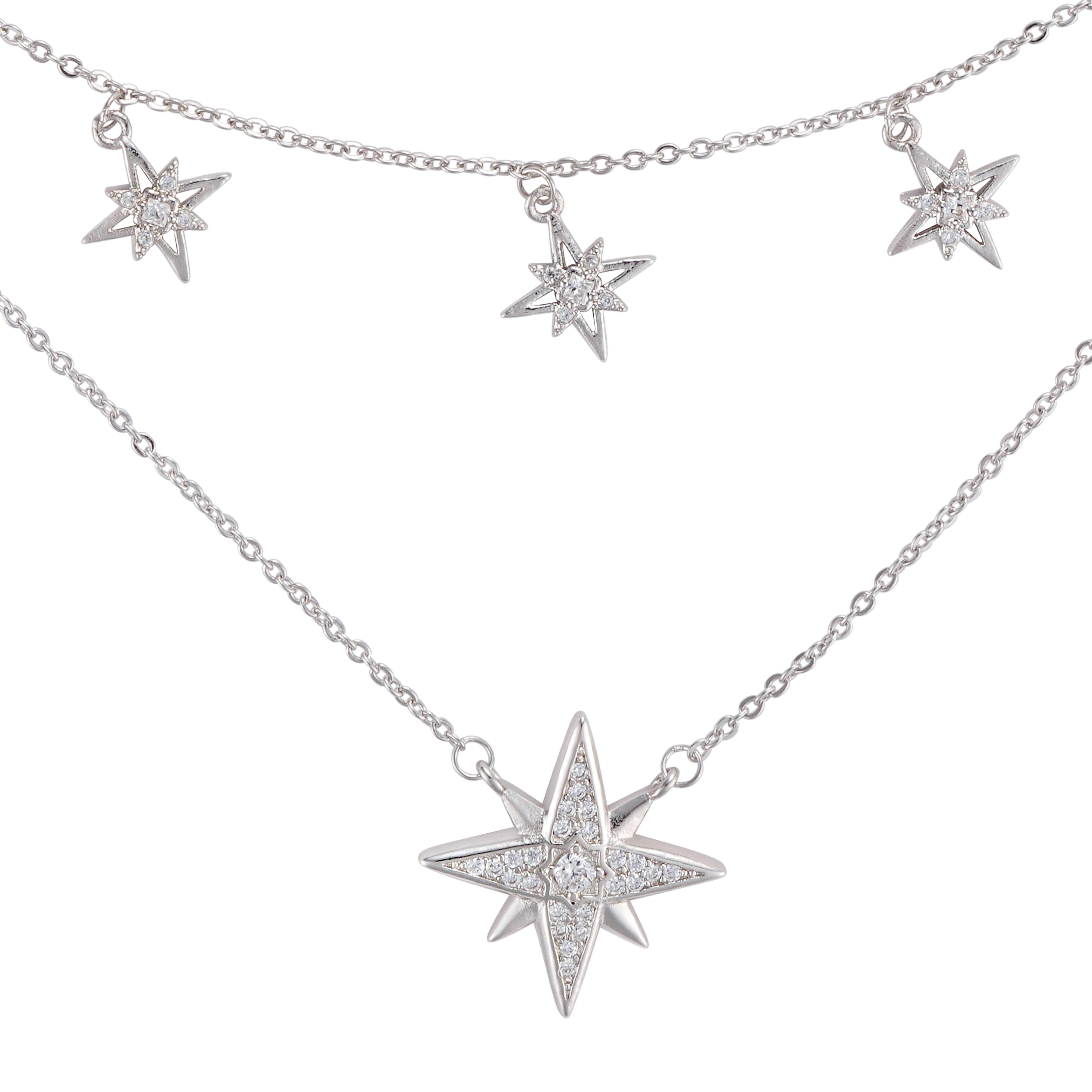 عقد - فضي ابيض - 0 image 1