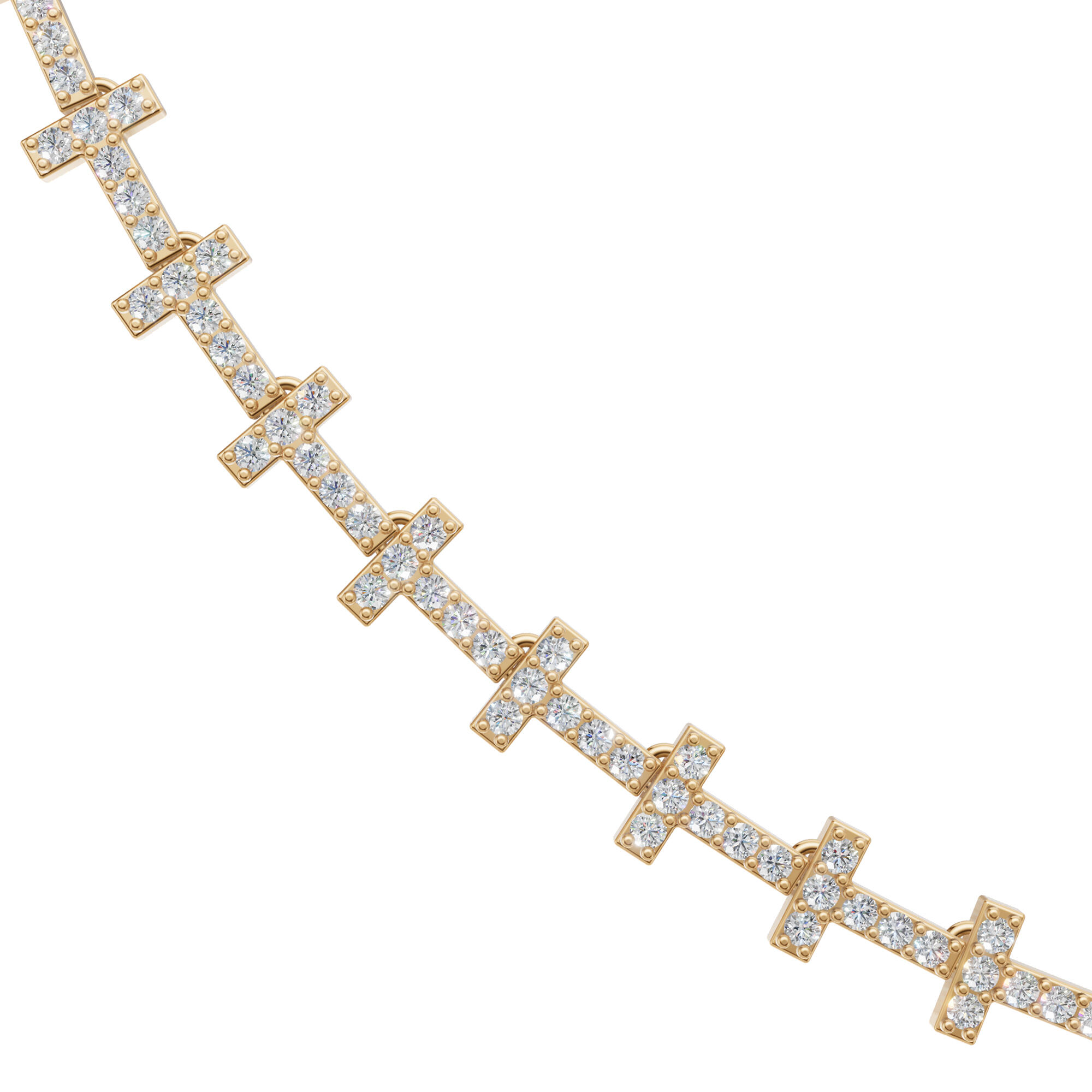 عقد - ذهبي ابيض - 0 image 1